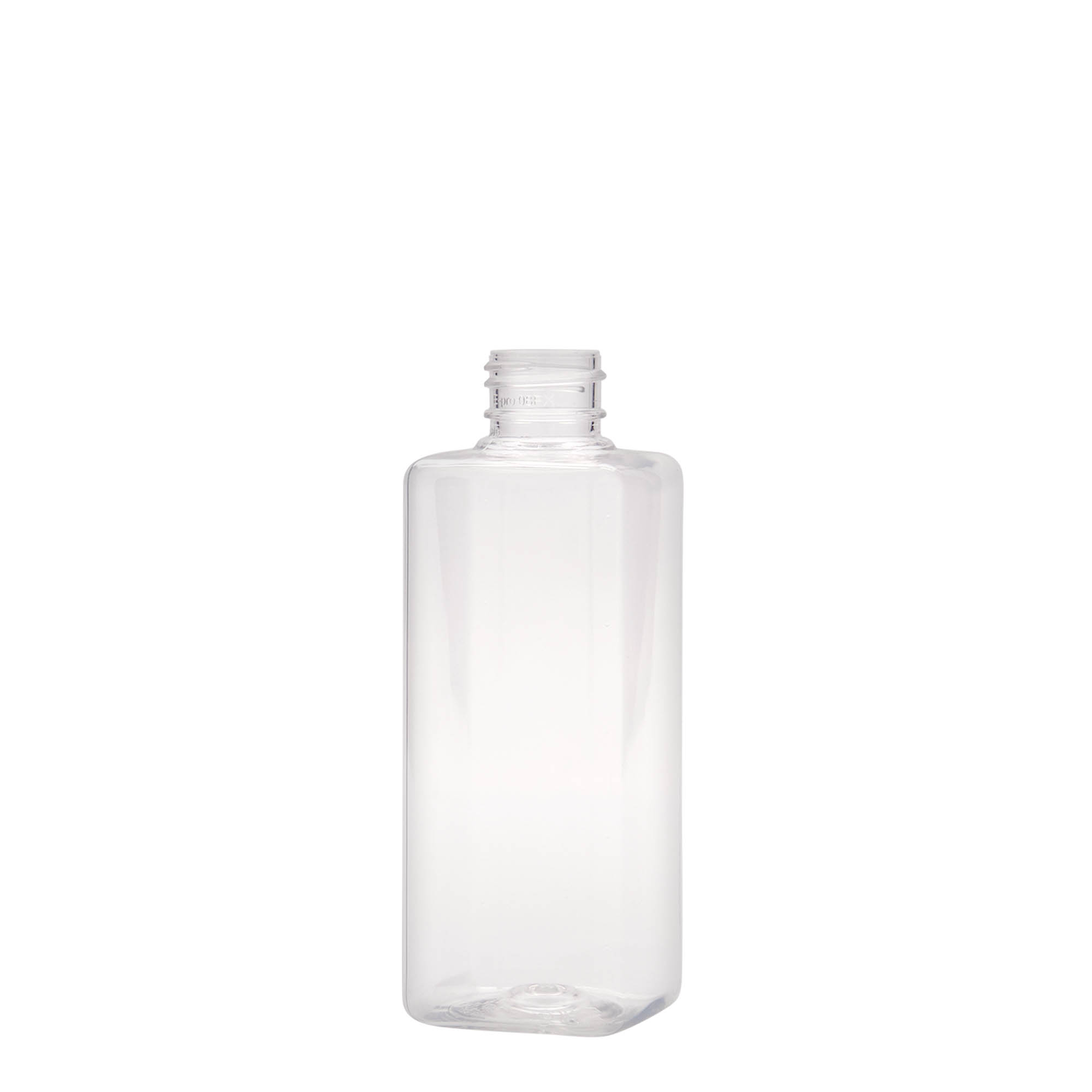 200 ml PET flaša 'Karl', kvadratna, plastika, grlo: 24/410