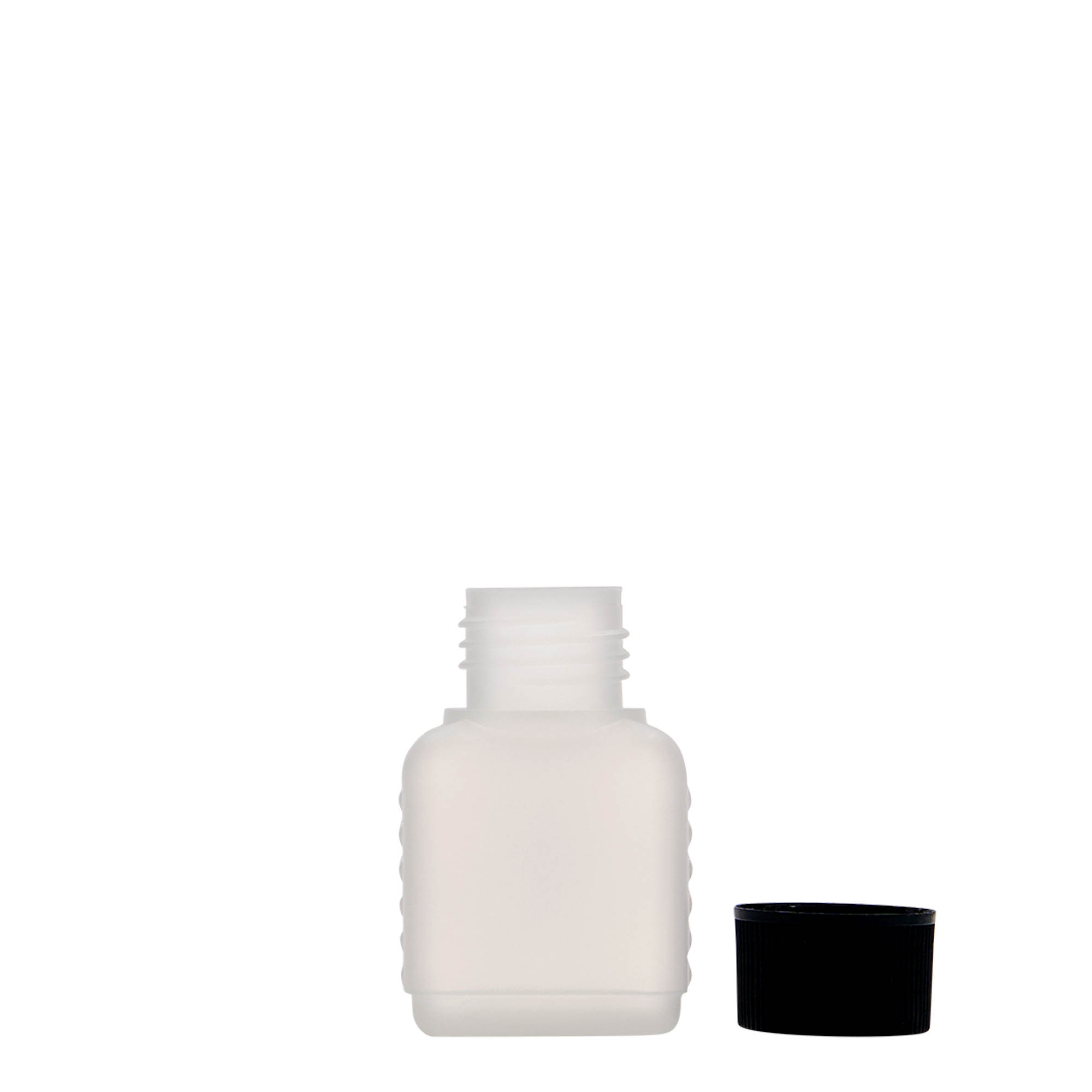 50 ml kanister flaša, pravougaona, HDPE plastika, prirodna, otvor: DIN 25 50 ml kanister flaša, pravougaona, HDPE plastika, prirodna, otvor: DIN 25