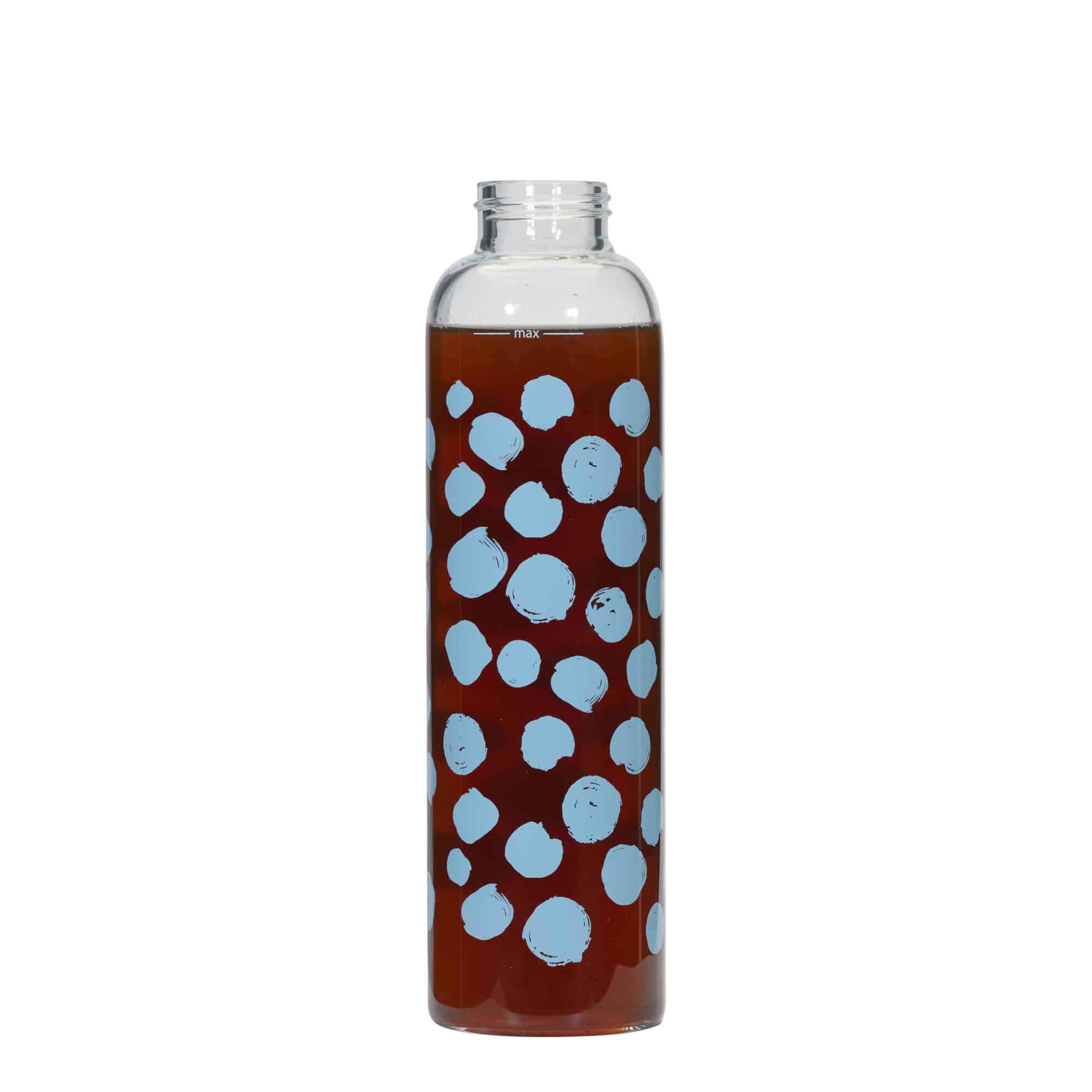 500 ml boca za piće 'Perseus - Plave tačke', otvor: navojni zatvarač