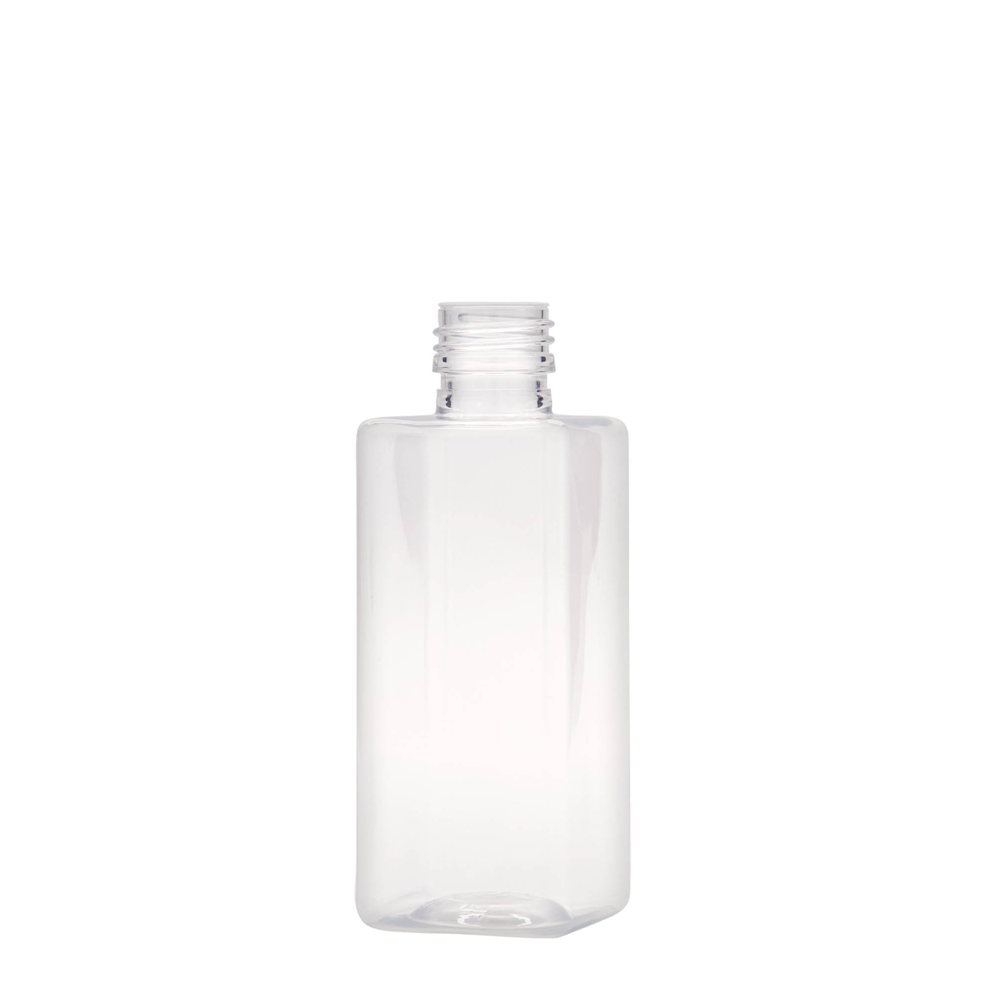 250 ml PET-flaša 'Karl', kvadratna, plastika, grlo: PP 28