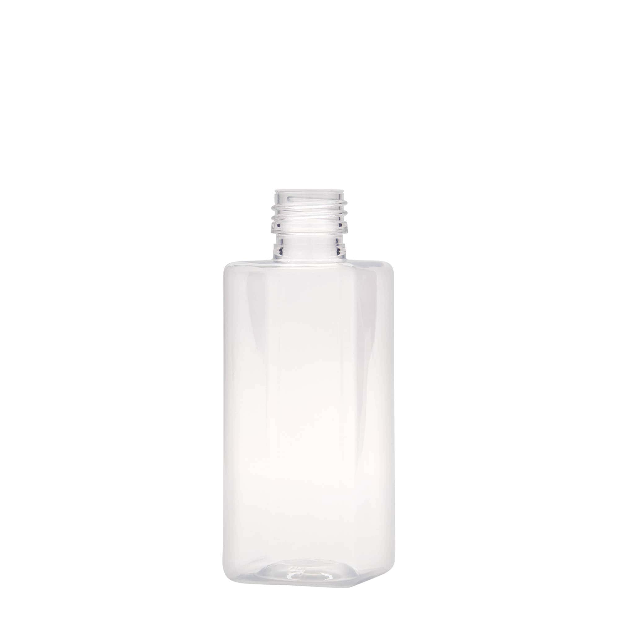 250 ml PET-flaša 'Karl', kvadratna, plastika, grlo: PP 28