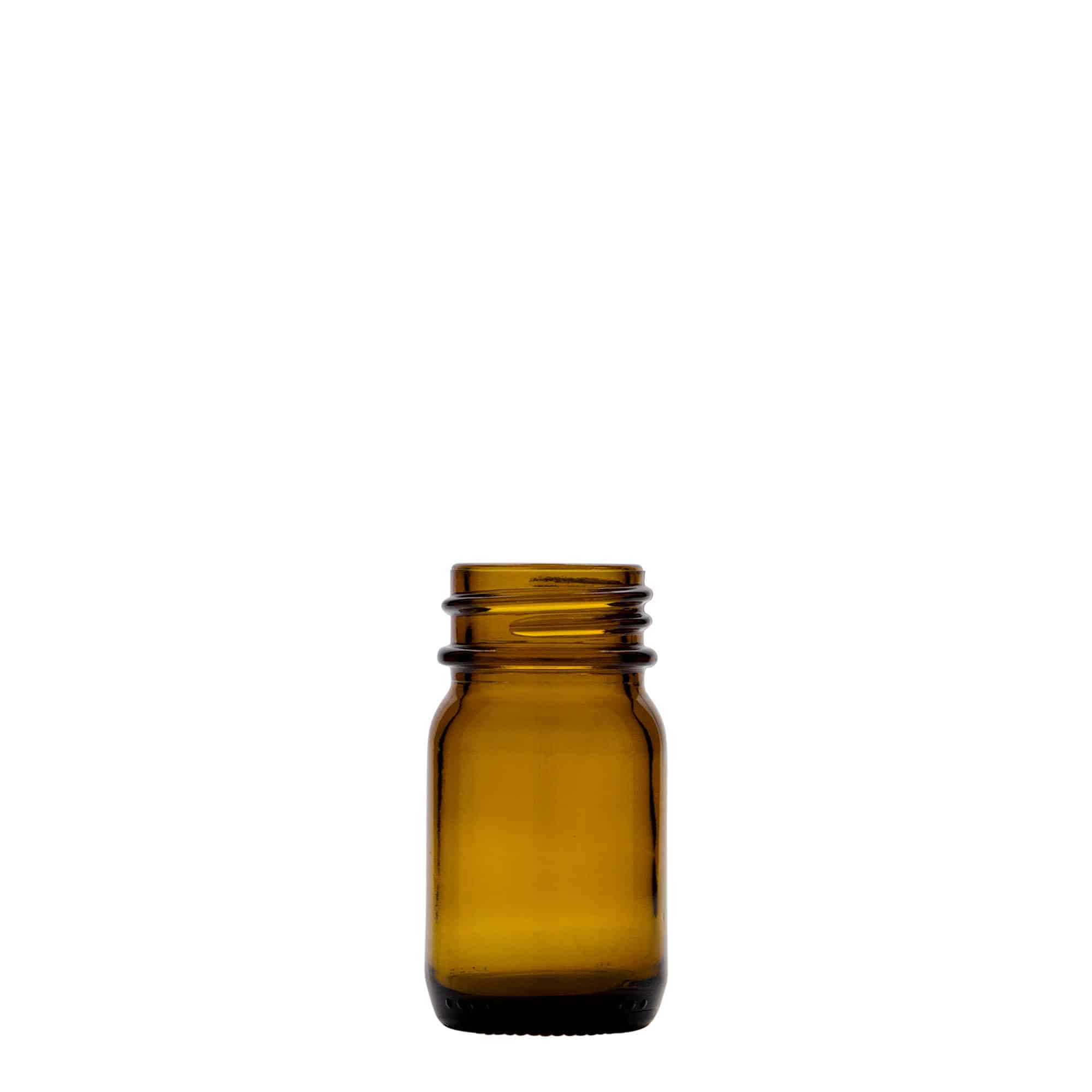 30 ml staklena boca širokog grla, braon, otvor: DIN 32 30 ml staklena boca širokog grla, braon, otvor: DIN 32