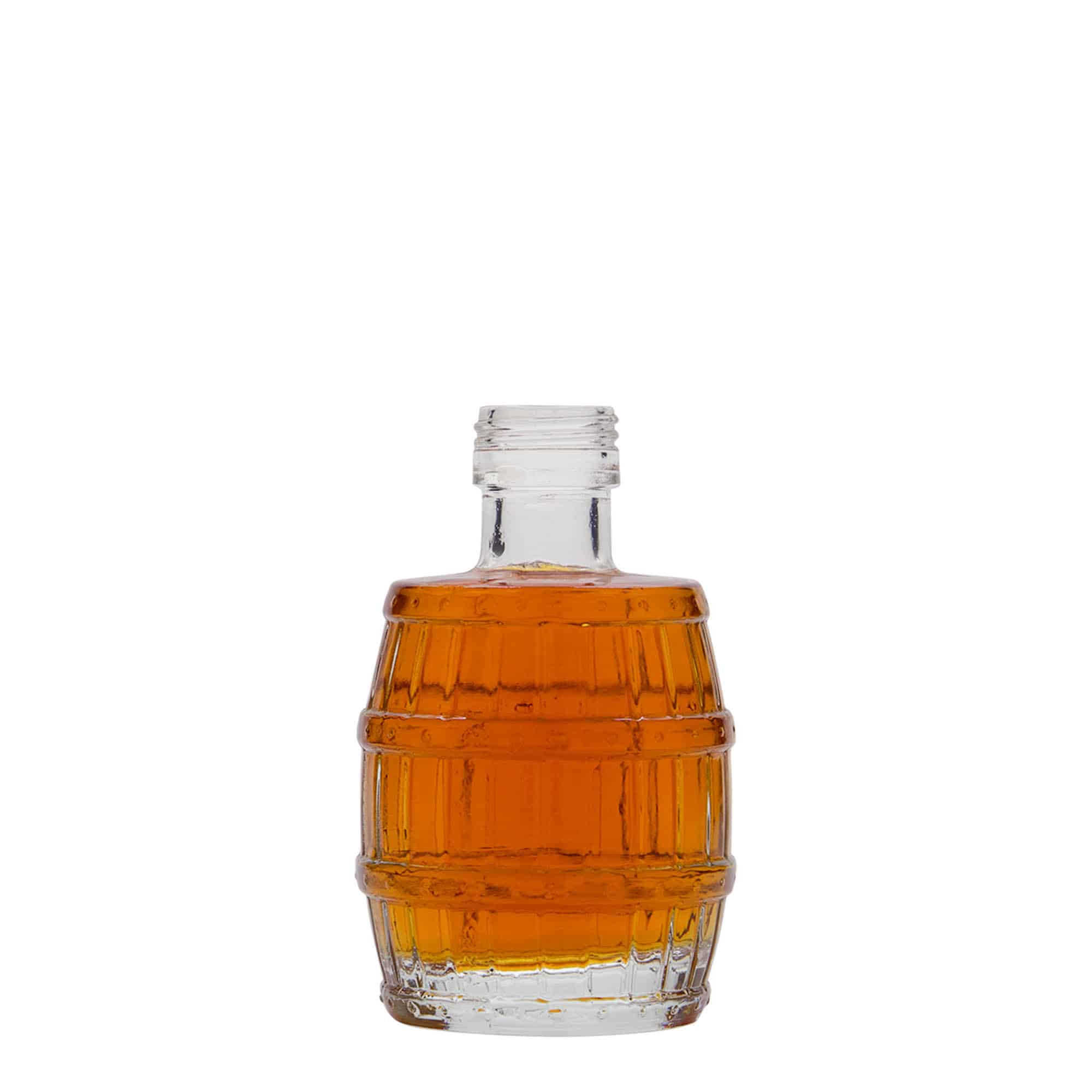 Staklena boca od 100 ml 'Bure', otvor: PP 24 Staklena boca od 100 ml 'Bure', otvor: PP 24