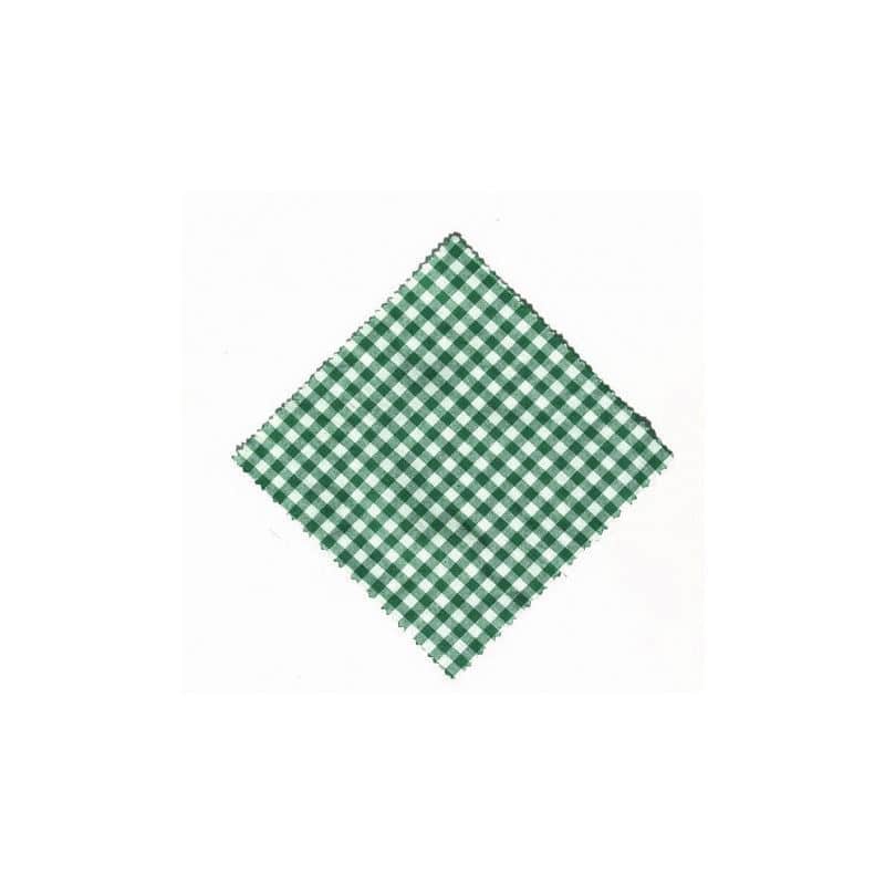 Ukrasna tkanina za tegle karirana 12x12, kvadratna, tekstil, tamnozelena, otvor: TO38-TO53 Ukrasna tkanina za tegle karirana 12x12, kvadratna, tekstil, tamnozelena, otvor: TO38-TO53