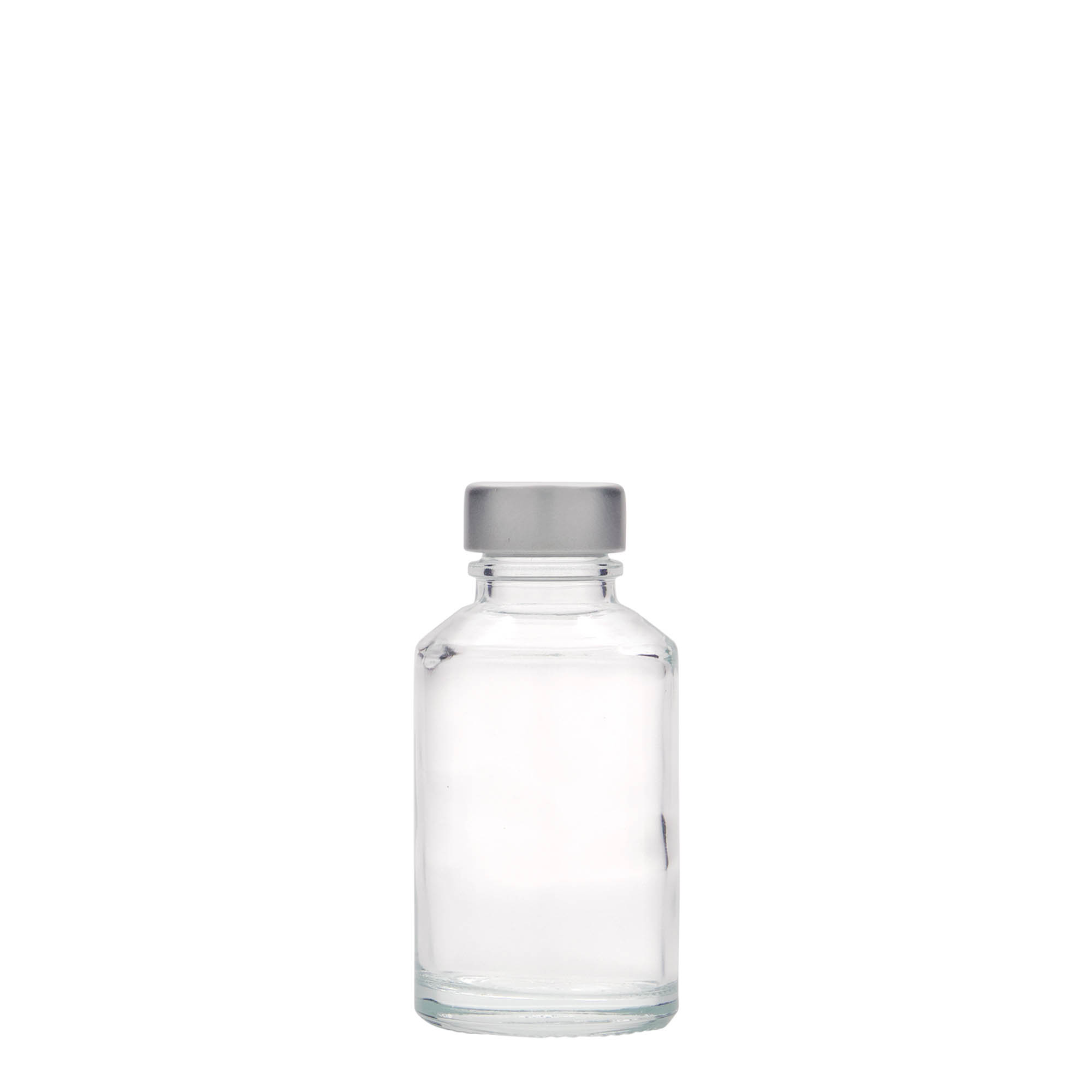 50 ml staklena flaša 'Hella', grlo: GPI 22 50 ml staklena flaša 'Hella', grlo: GPI 22