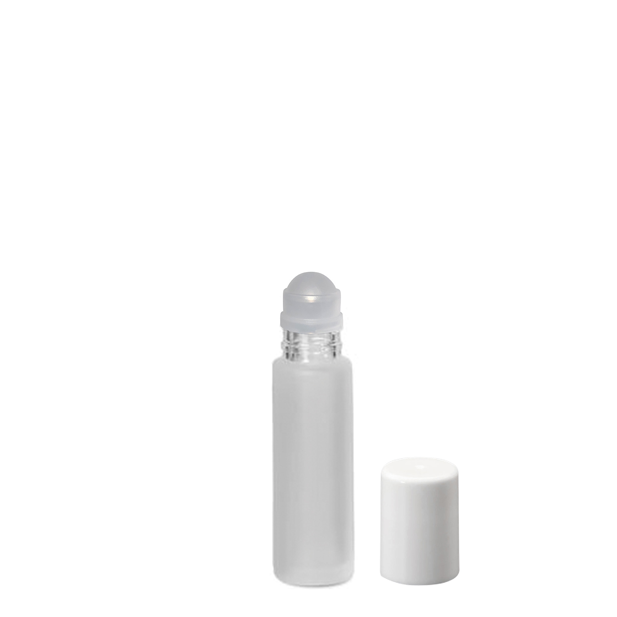 10 ml roll-on flašica, staklena, matirana, otvor: navojni zatvarač