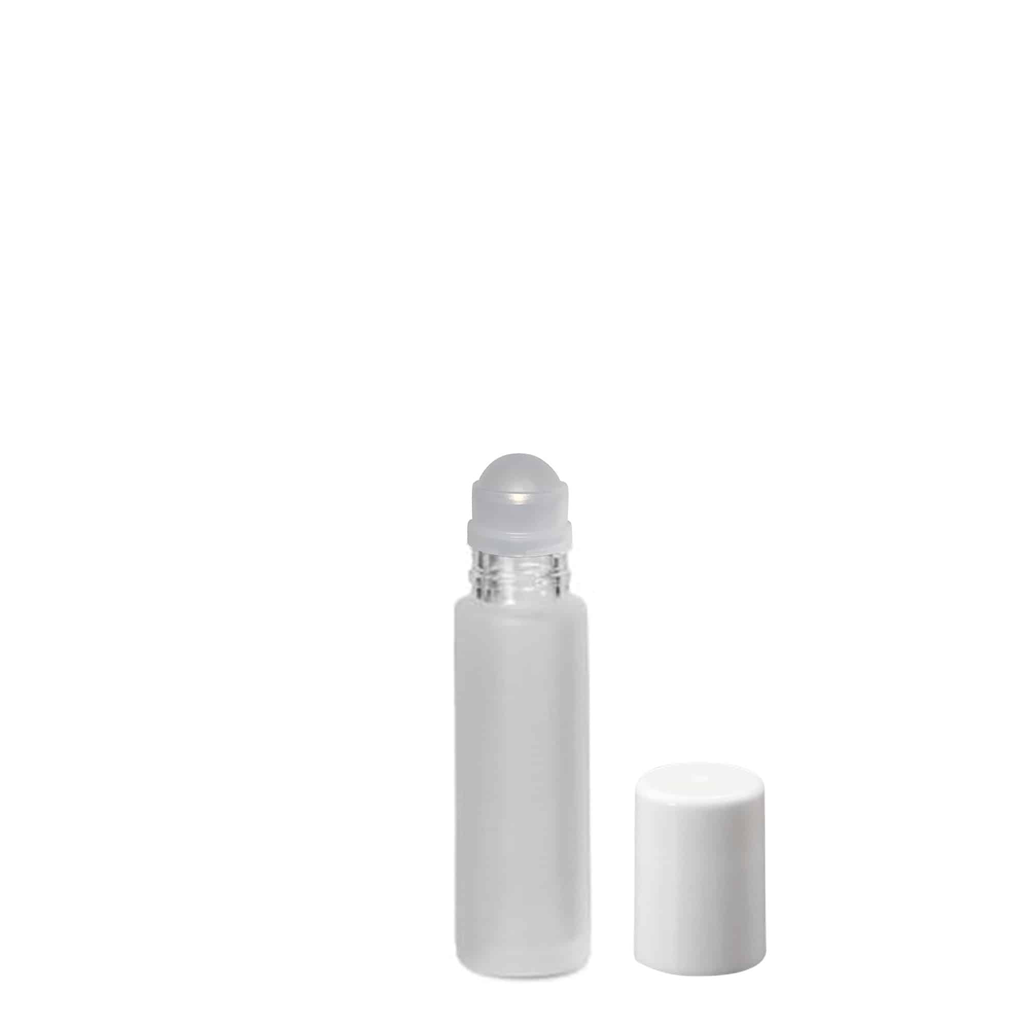10 ml roll-on flašica, staklena, matirana, otvor: navojni zatvarač