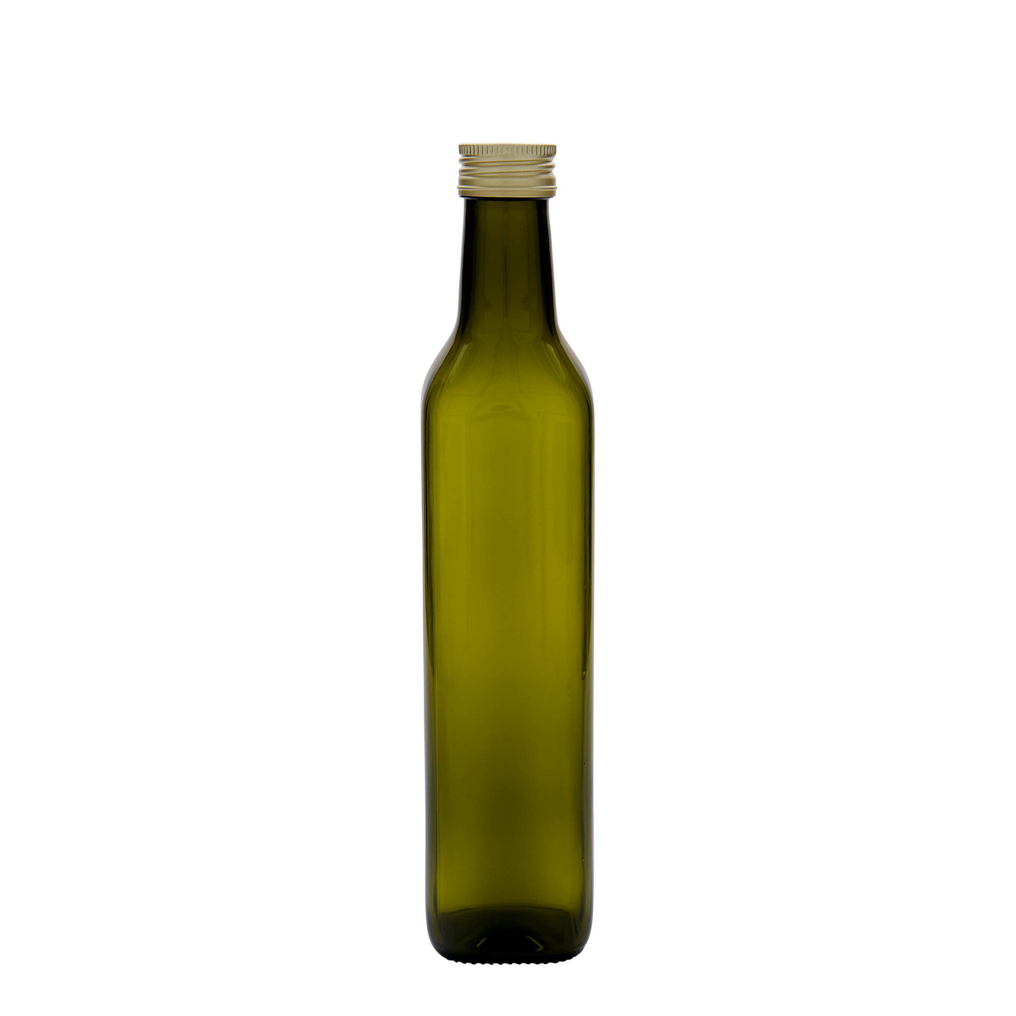 500 ml staklena boca 'Marasca', kvadratna, antikno zelena, grlo: PP 31,5 500 ml staklena boca 'Marasca', kvadratna, antikno zelena, grlo: PP 31,5