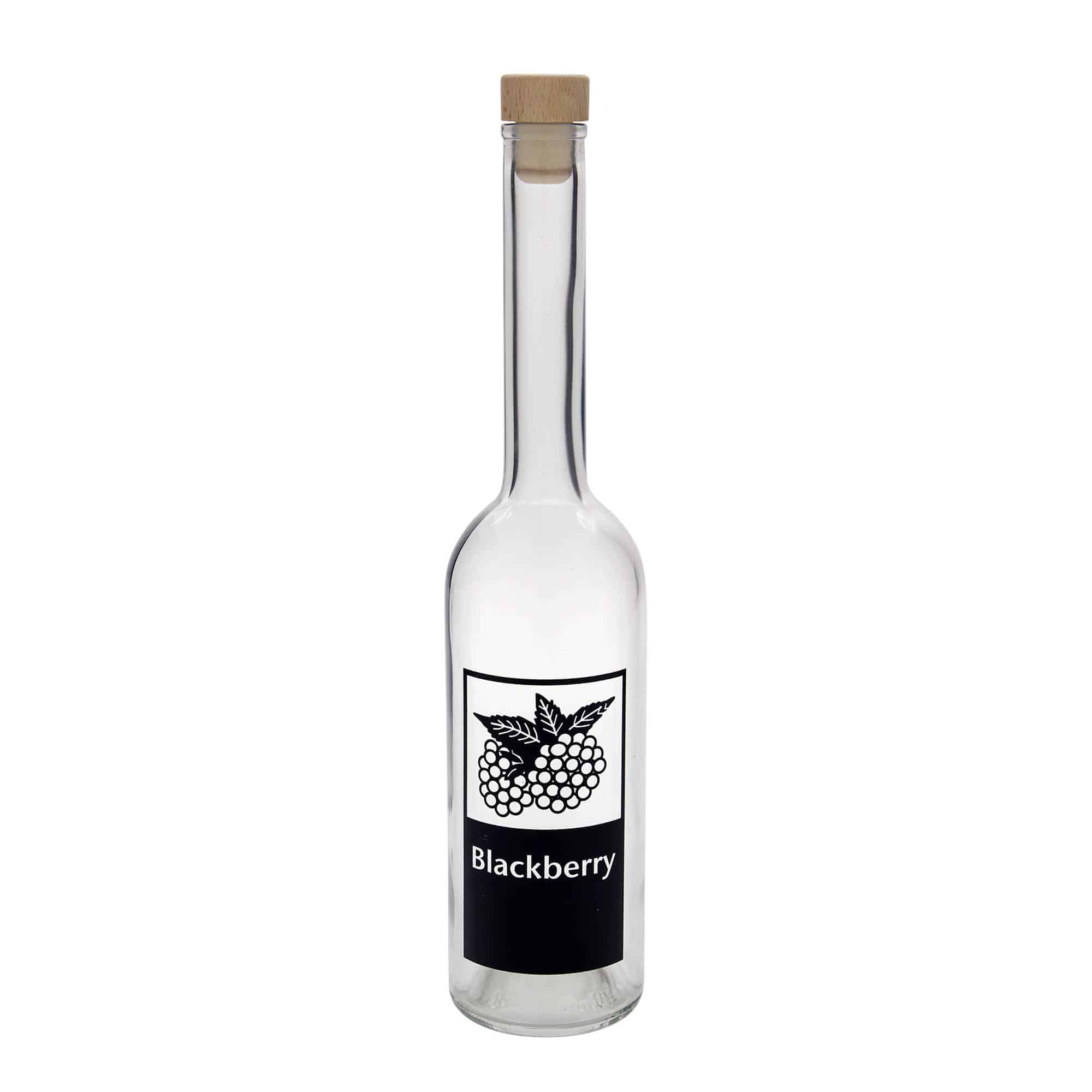 Staklena boca od 500 ml 'Opera', motiv: Blackberry, otvor: Plutani čep Staklena boca od 500 ml 'Opera', motiv: Blackberry, otvor: Plutani čep