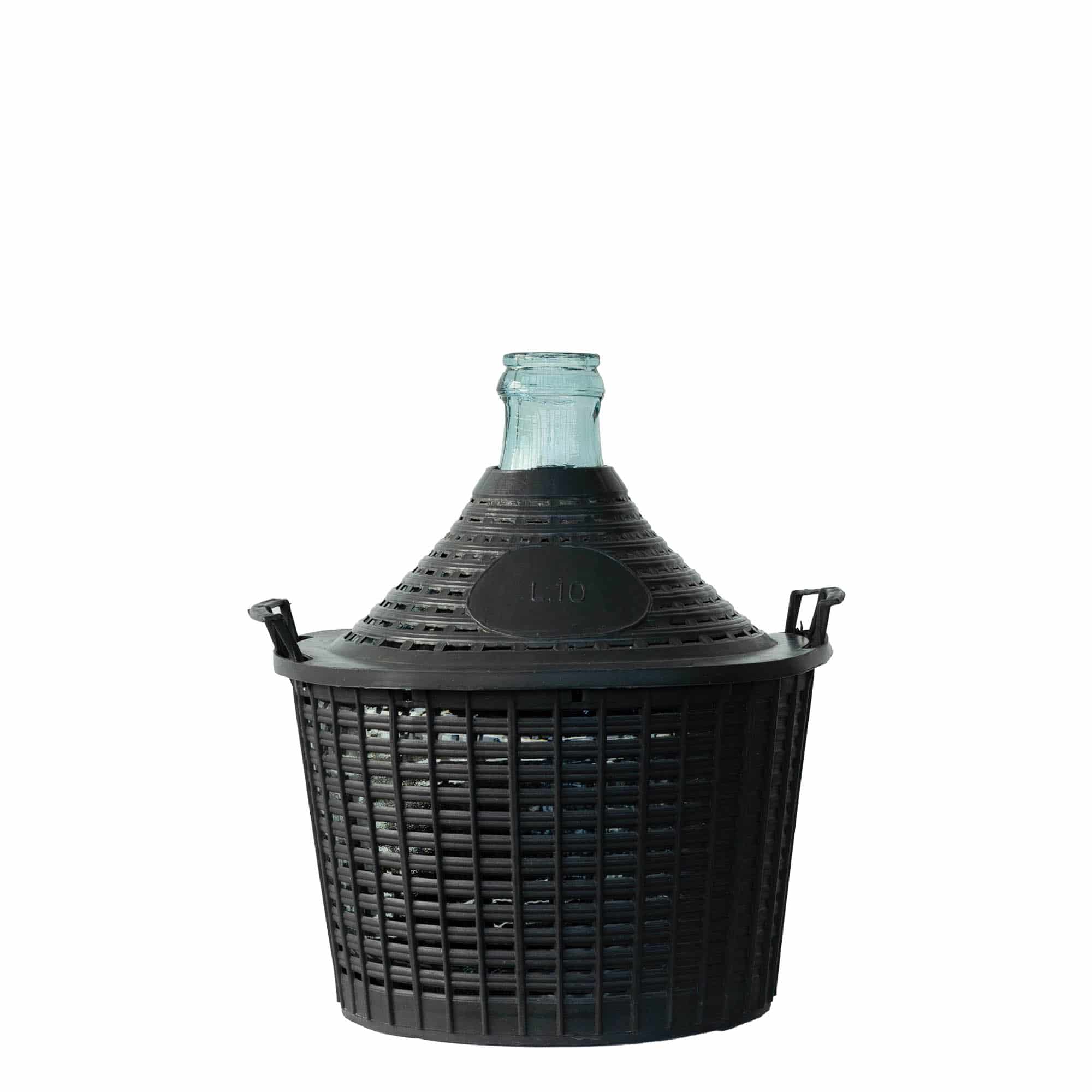 Balon boca od 10 l sa uskim grlom, staklo, otvor: Kupolasti poklopac Balon boca od 10 l sa uskim grlom, staklo, otvor: Kupolasti poklopac