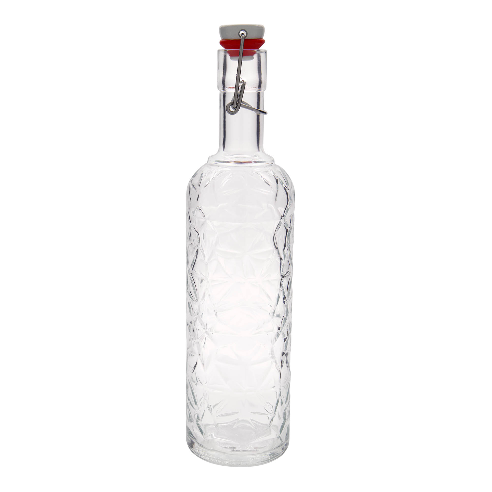 1.000 ml staklena boca 'Oriente', otvor: zatvarač sa kopčom