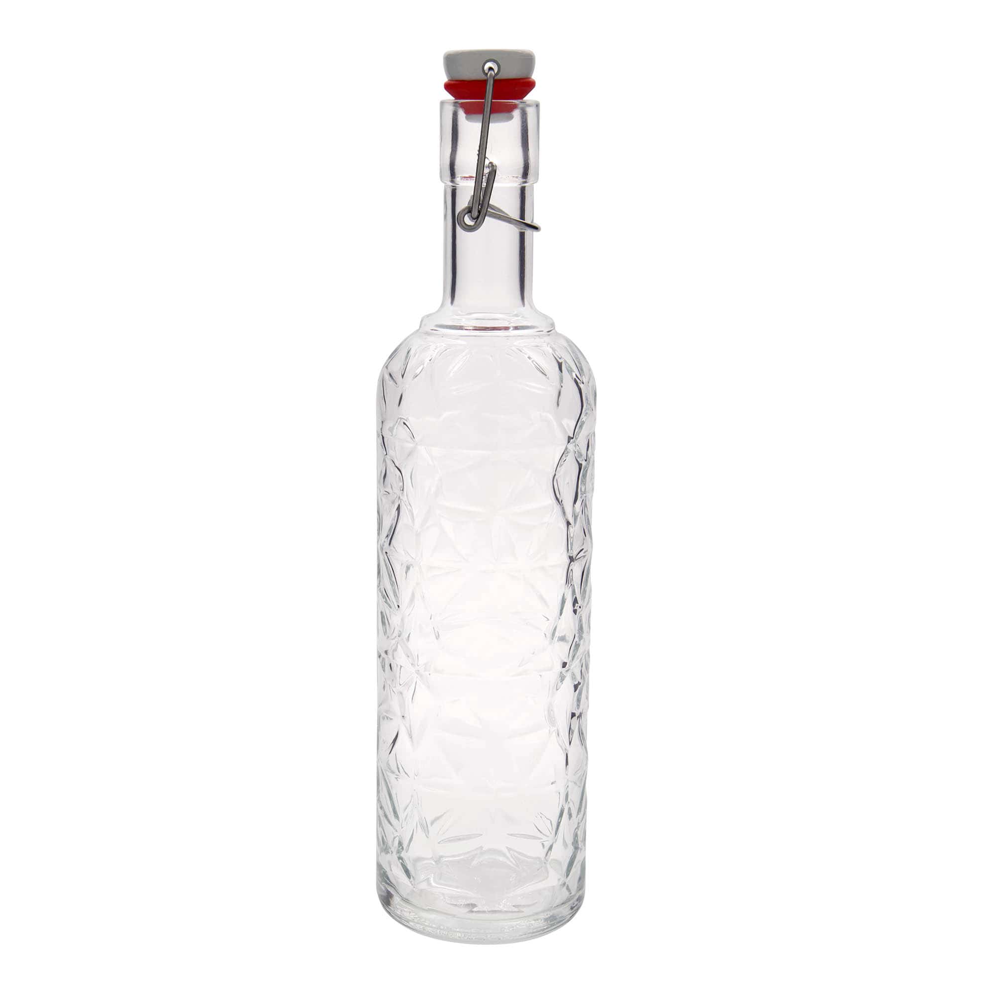 1.000 ml staklena boca 'Oriente', otvor: zatvarač sa kopčom