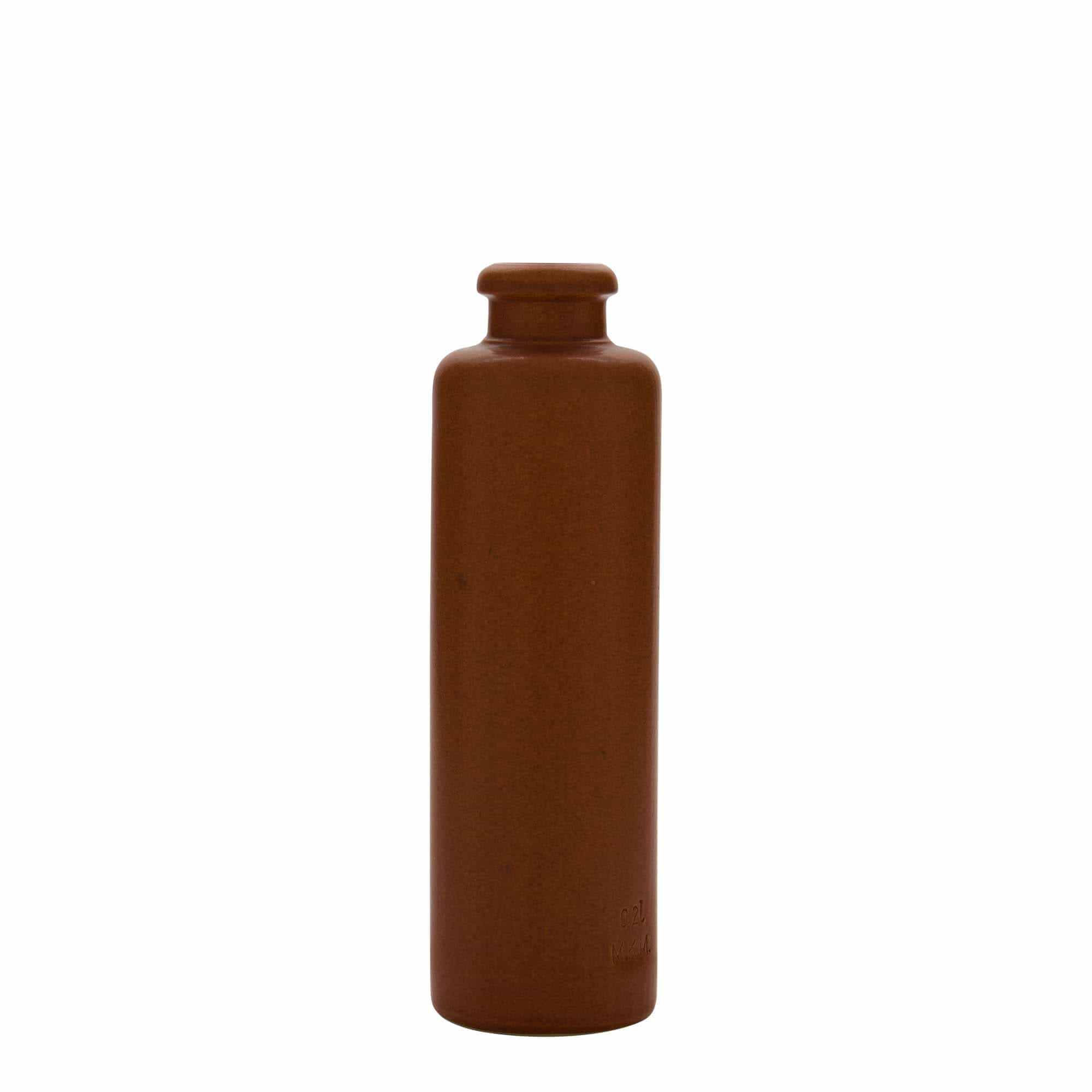 200 ml glineni bokal, kamenina, crveno-smeđi, otvor: pluta 200 ml glineni bokal, kamenina, crveno-smeđi, otvor: pluta