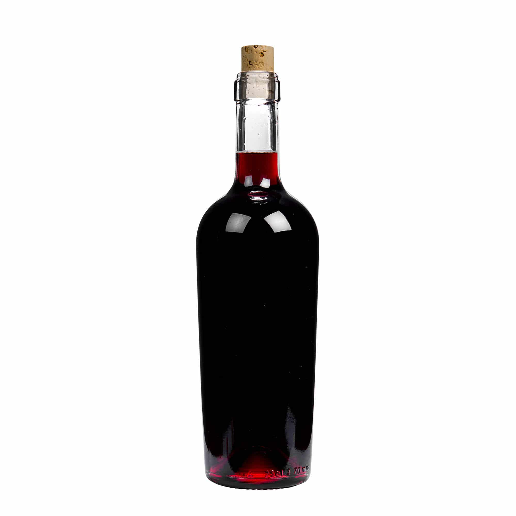 Boca za vino od 750 ml 'Imperiale', otvor: Plutani čep