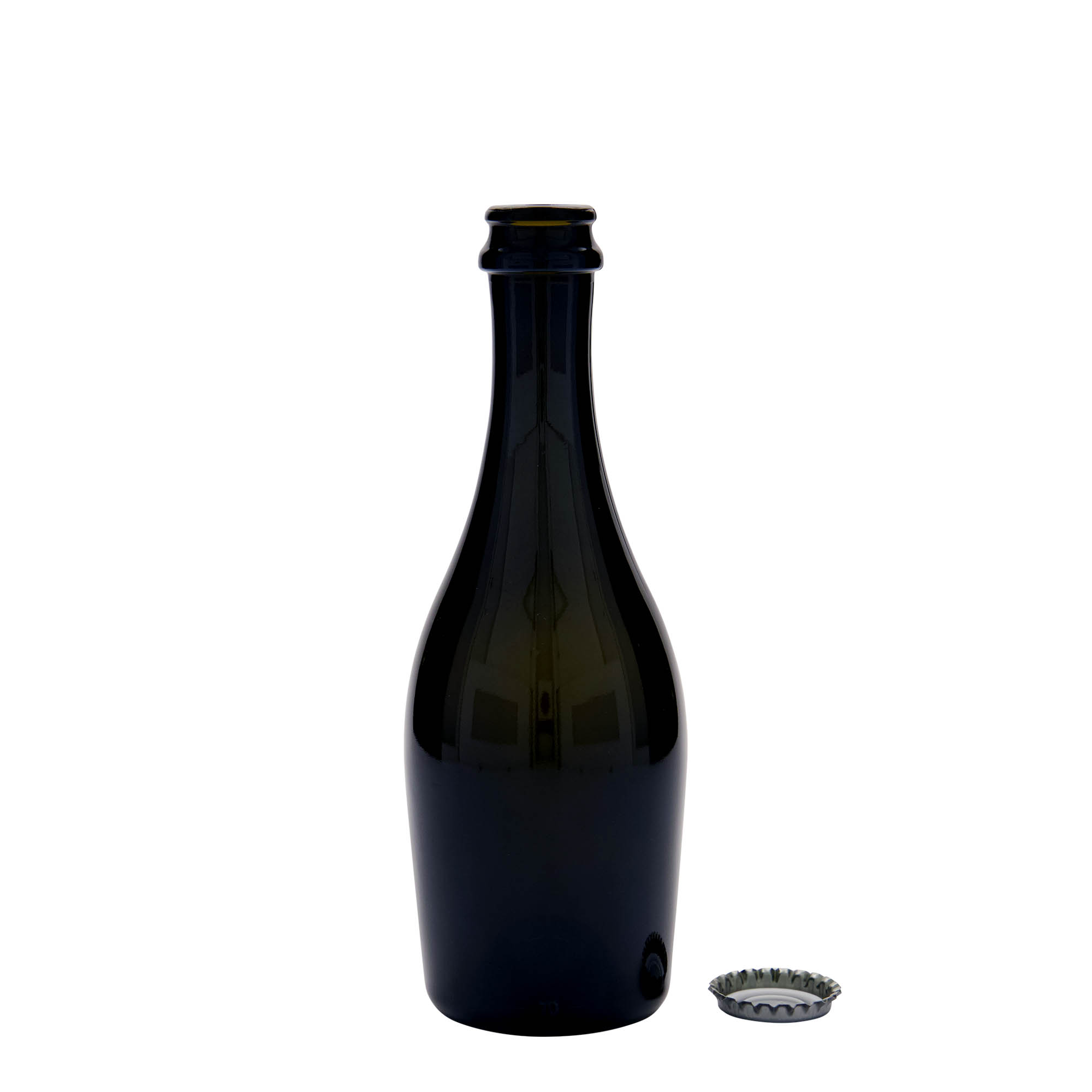 330 ml boca za šampanjac 'Carmen', staklo, antikno zeleno, otvor: krunski čep 330 ml boca za šampanjac 'Carmen', staklo, antikno zeleno, otvor: krunski čep