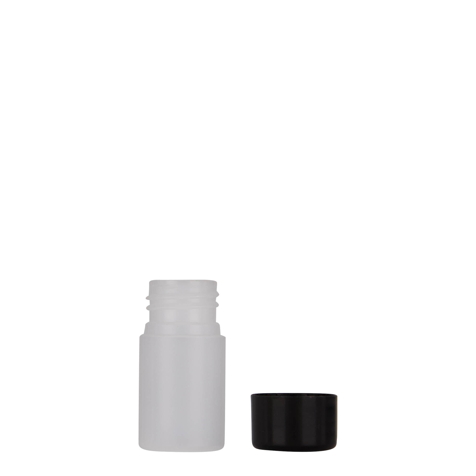 15 ml plastična bočica 'Tuffy', HDPE, prirodna, grlo: 24/410