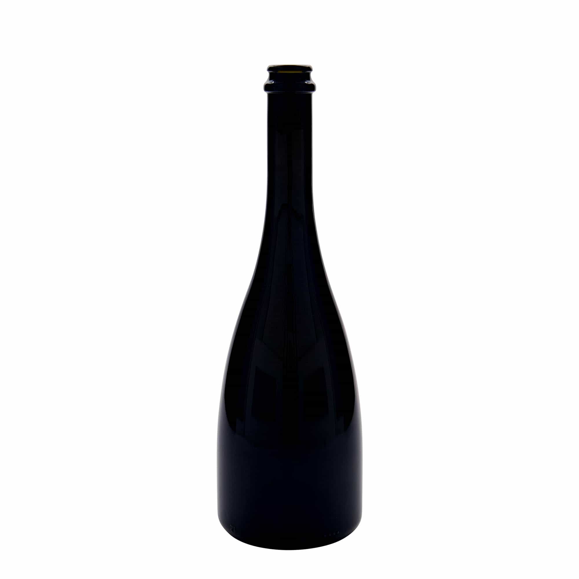 Boca za pivo/šampanjac od 750 ml 'Tosca', staklo, antik zelena, otvor: Krunski čepovi Boca za pivo/šampanjac od 750 ml 'Tosca', staklo, antik zelena, otvor: Krunski čepovi