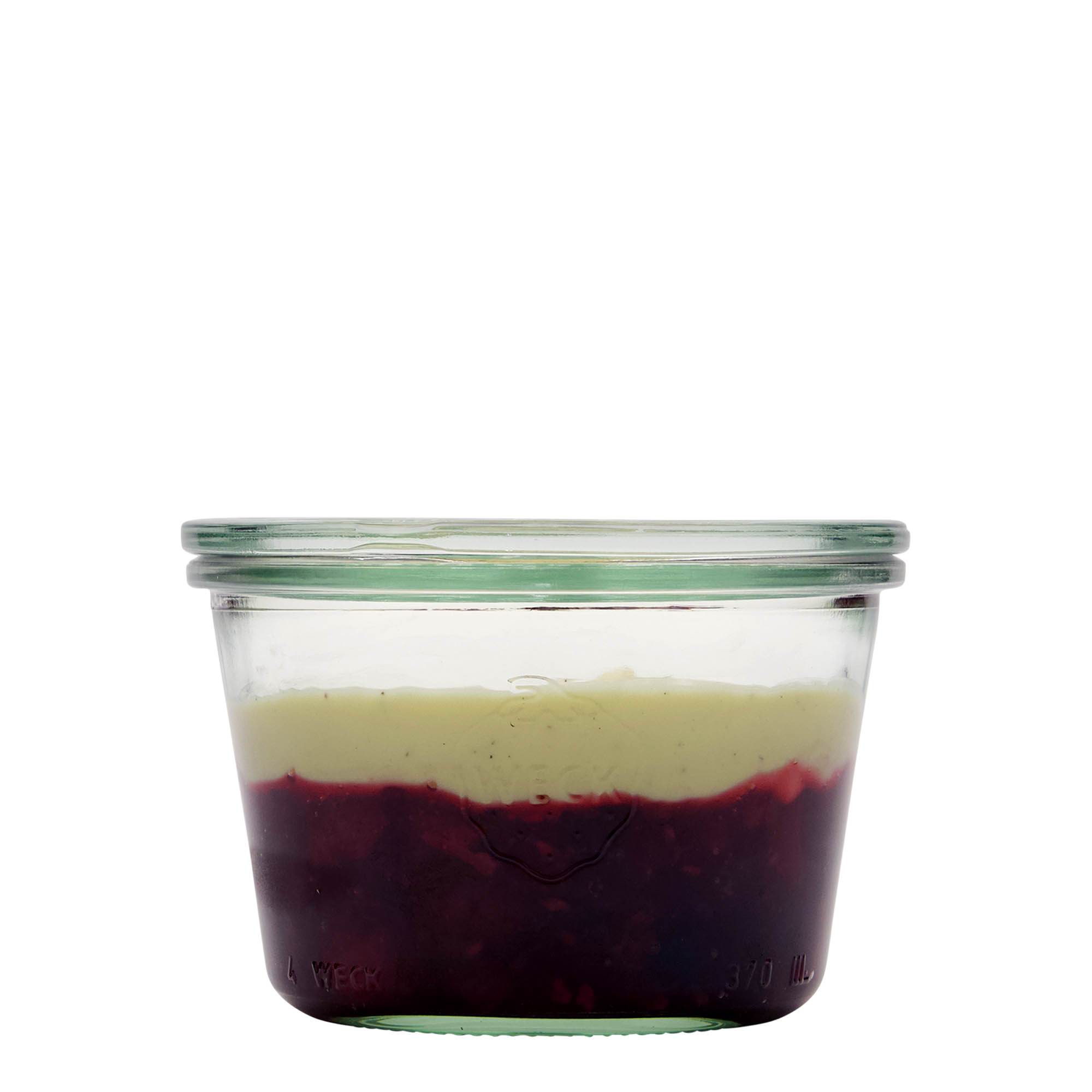 370 ml WECK staklena tegla sa širokim otvorom, ivica: zaobljena 370 ml WECK staklena tegla sa širokim otvorom, ivica: zaobljena