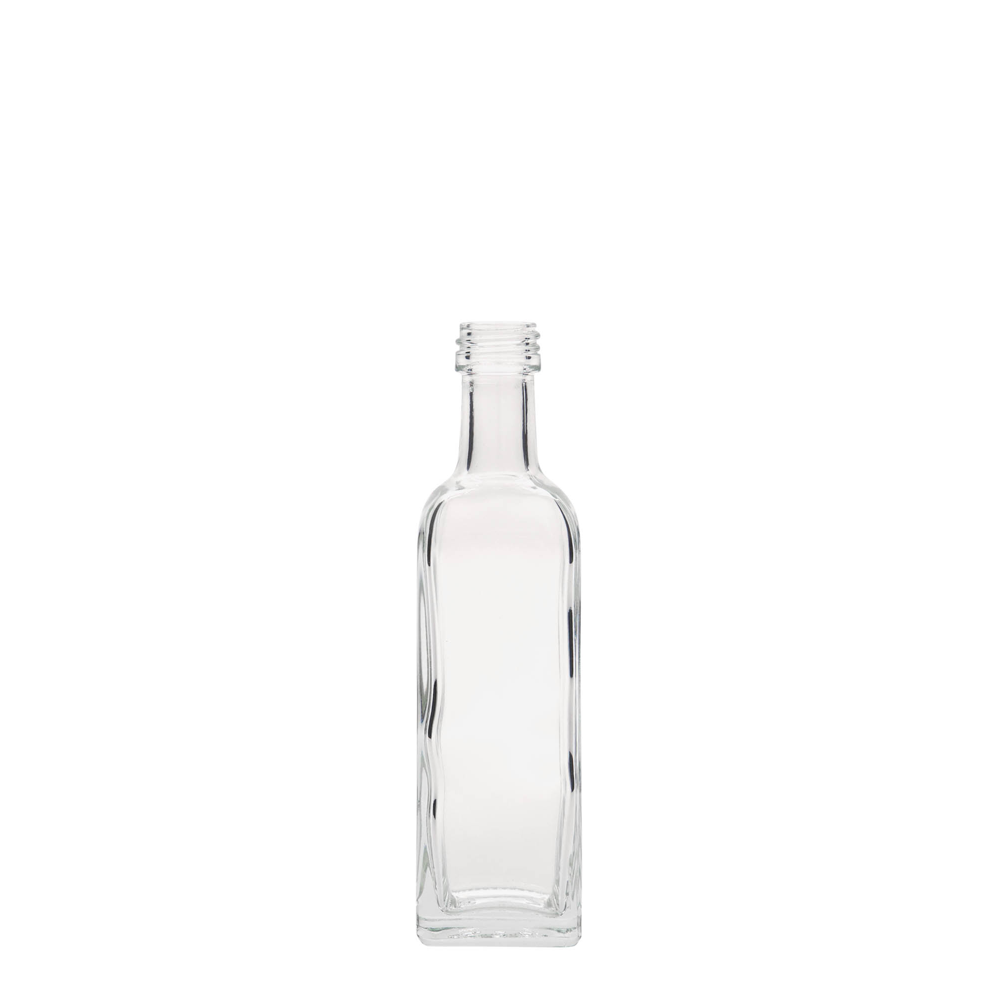 60 ml staklena flaša 'Marasca', kvadratna, otvor: PP 18 60 ml staklena flaša 'Marasca', kvadratna, otvor: PP 18