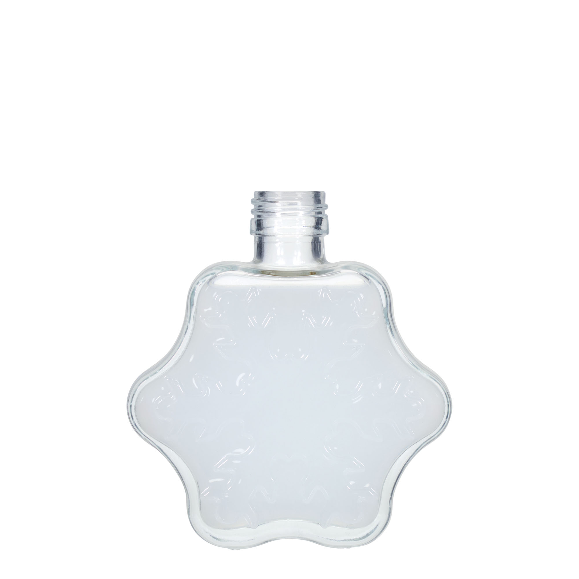 Staklena boca od 200 ml 'Pahulja', otvor: PP 28