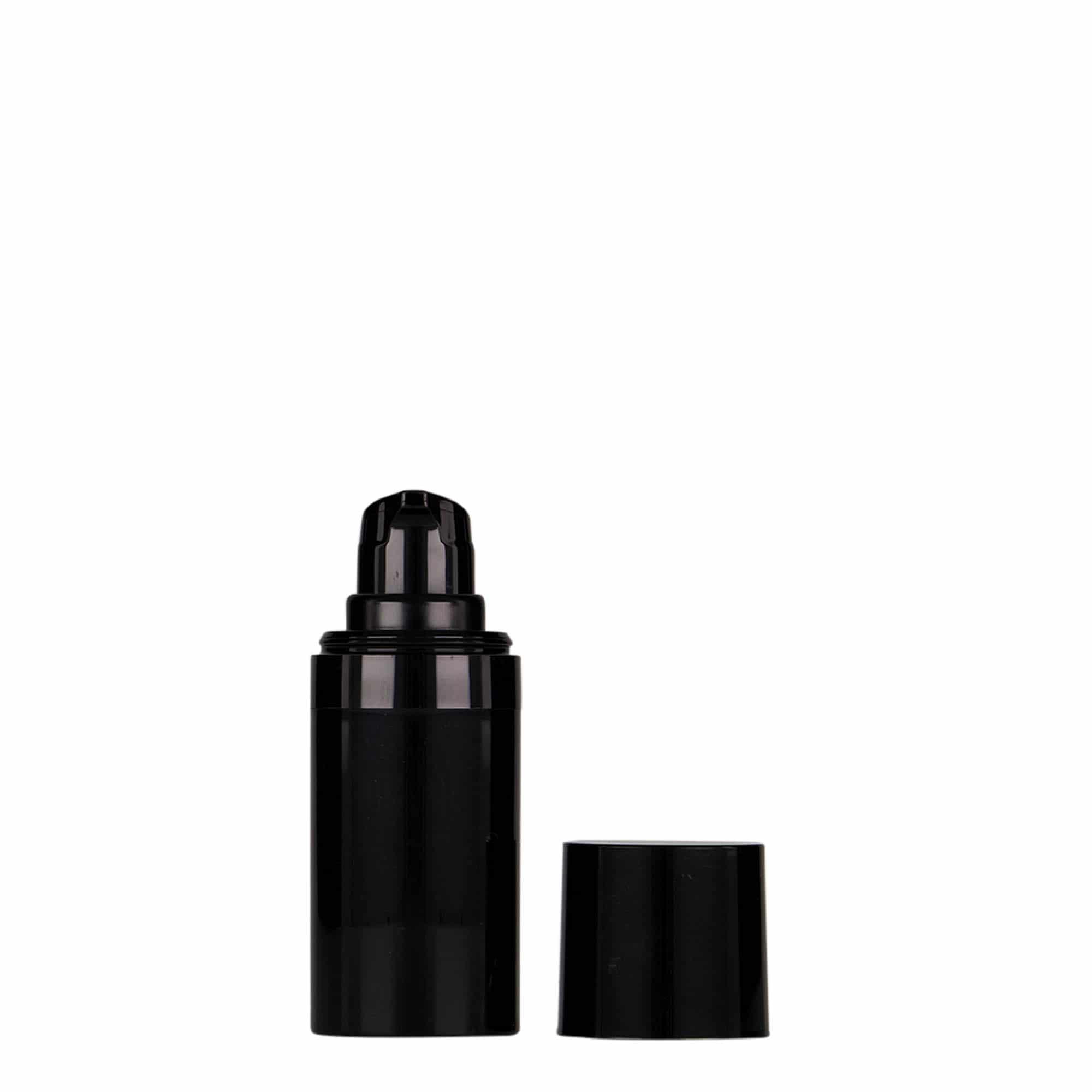 15 ml Airless dozer 'Micro', PP-plastika, crna