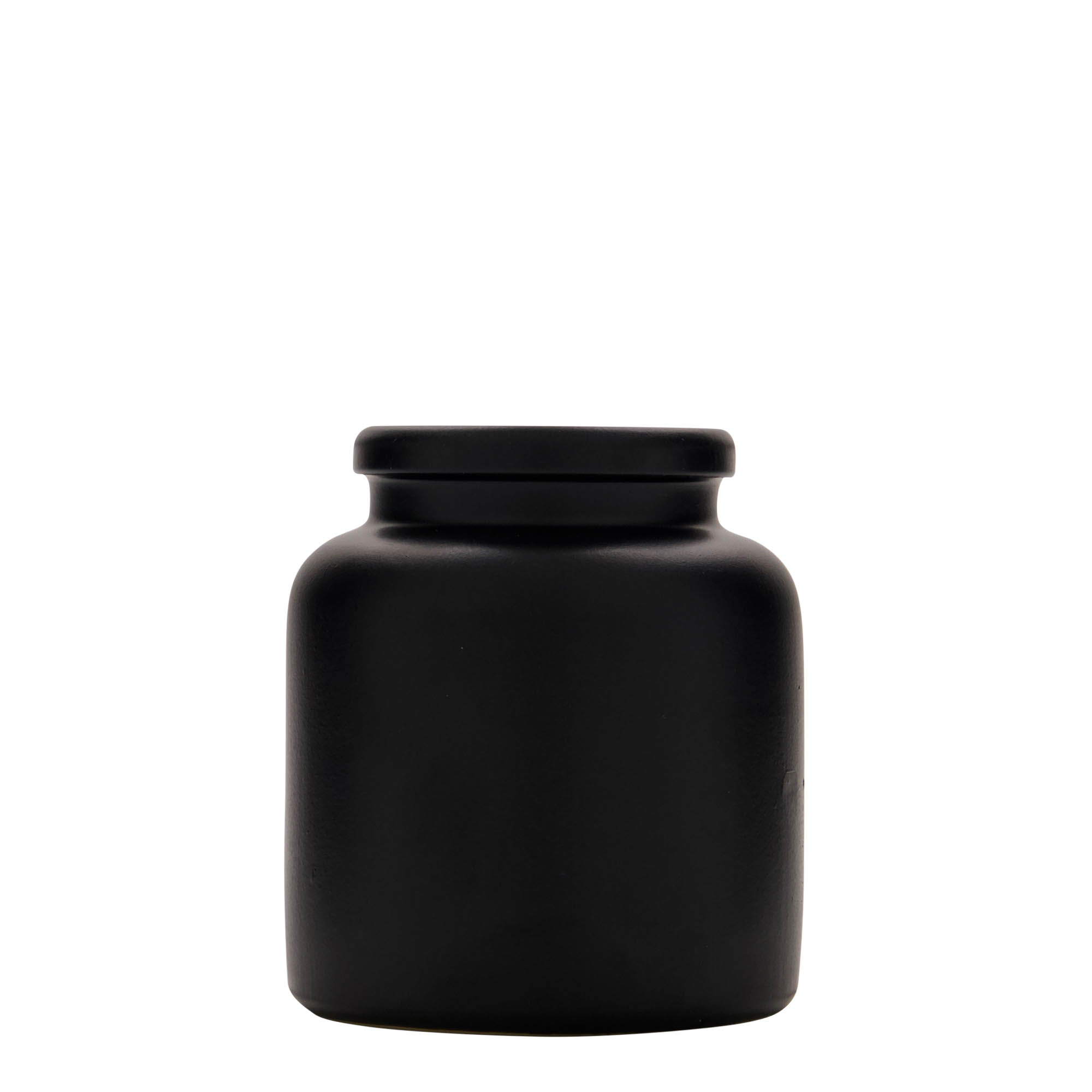 270 ml lonac od kamenog posuđa, keramika, crna, otvor: poklopac na navoj 270 ml lonac od kamenog posuđa, keramika, crna, otvor: poklopac na navoj