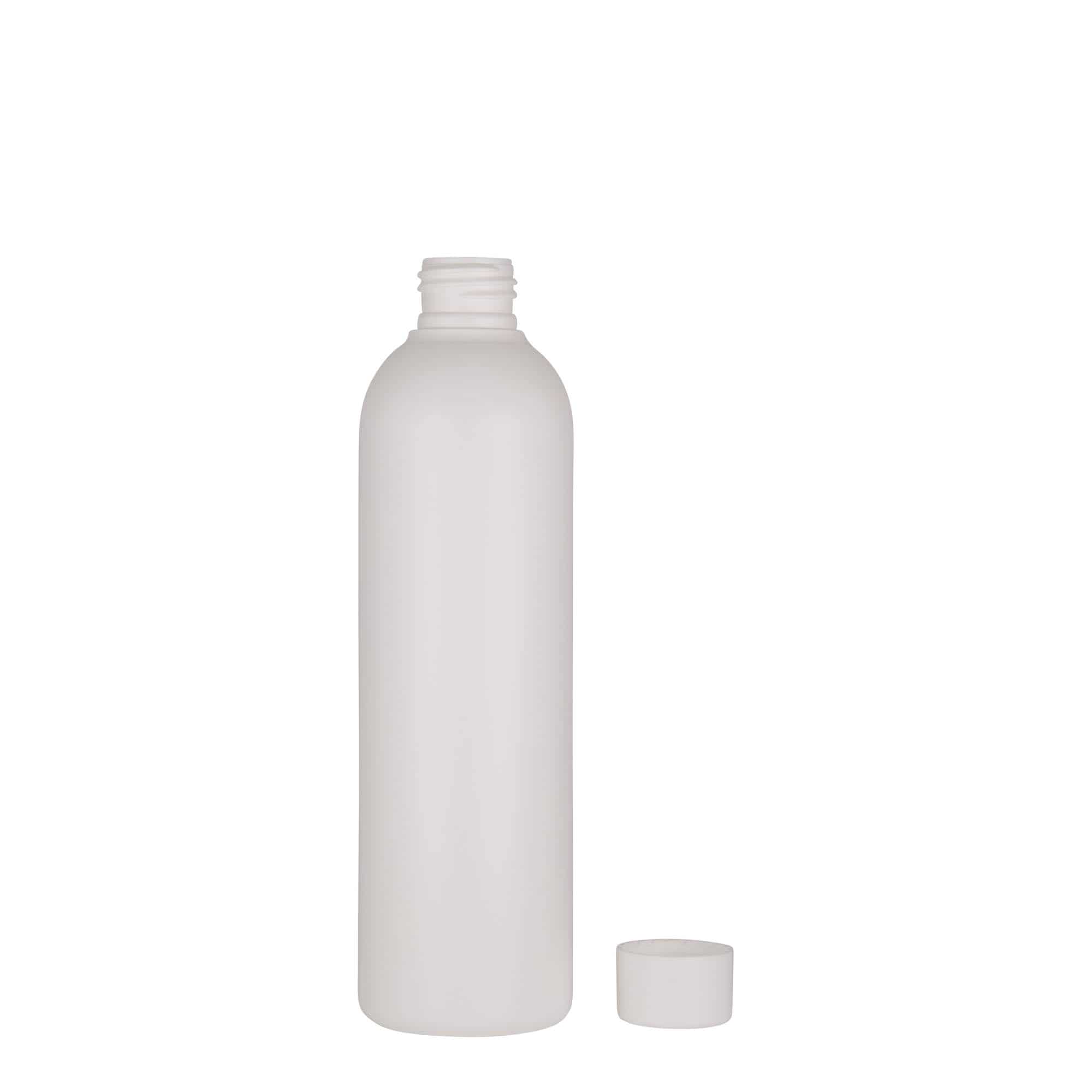 Plastična boca od 250 ml 'Tuffy', HDPE, bela, otvor: GPI 24/410