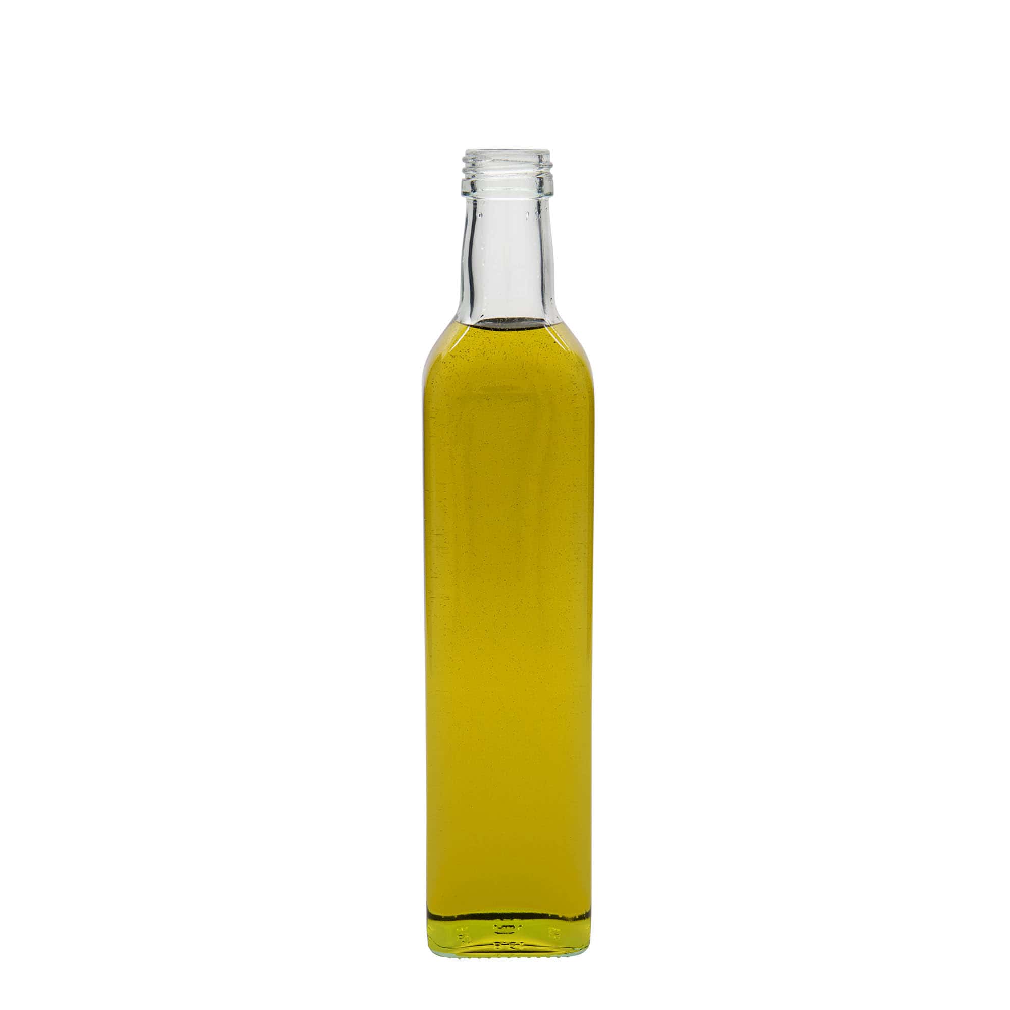 500 ml staklena boca 'Marasca', kvadratna, grlo: PP 31,5 500 ml staklena boca 'Marasca', kvadratna, grlo: PP 31,5