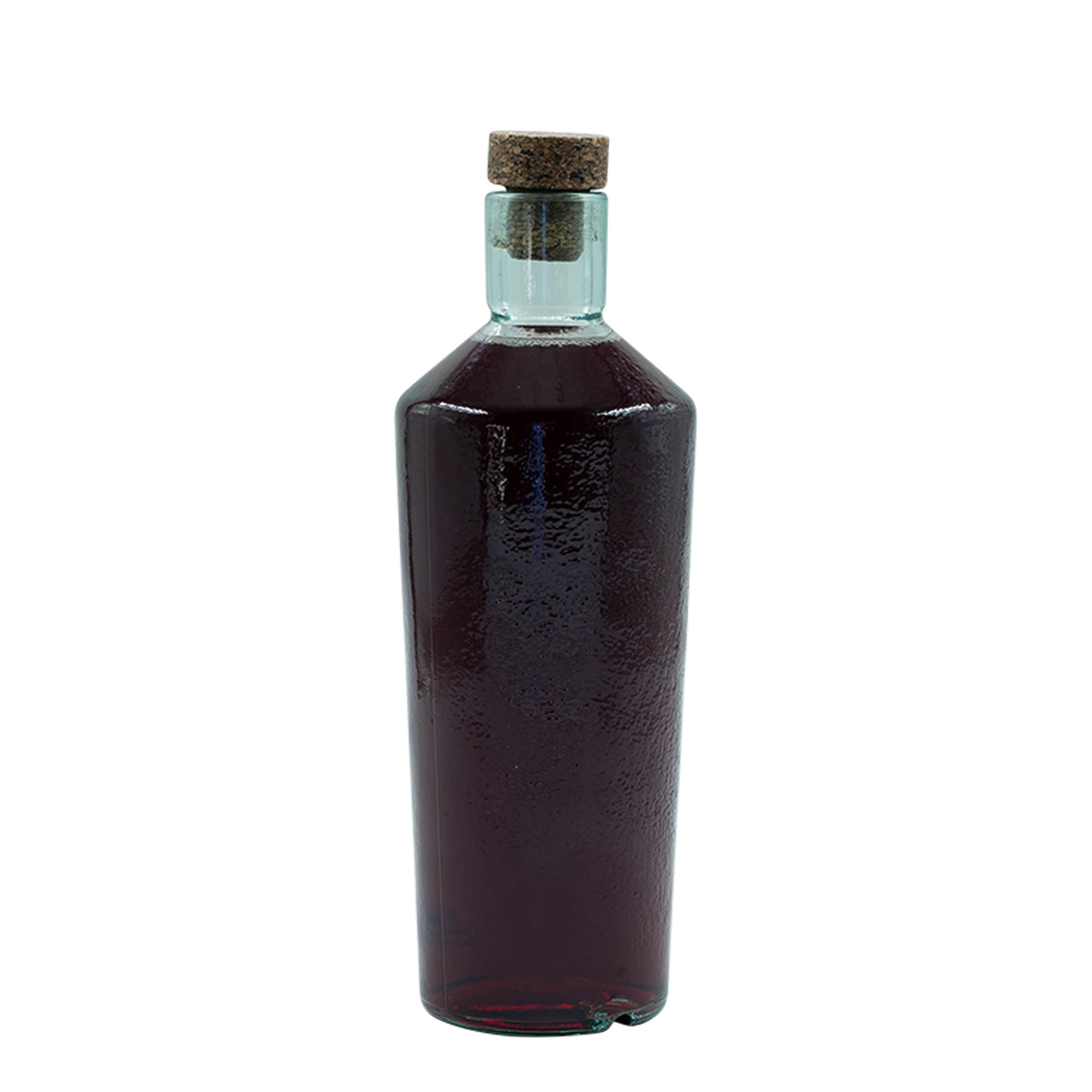 700 ml ručno rađena staklena boca 'Primal', otvor: pluta 700 ml ručno rađena staklena boca 'Primal', otvor: pluta