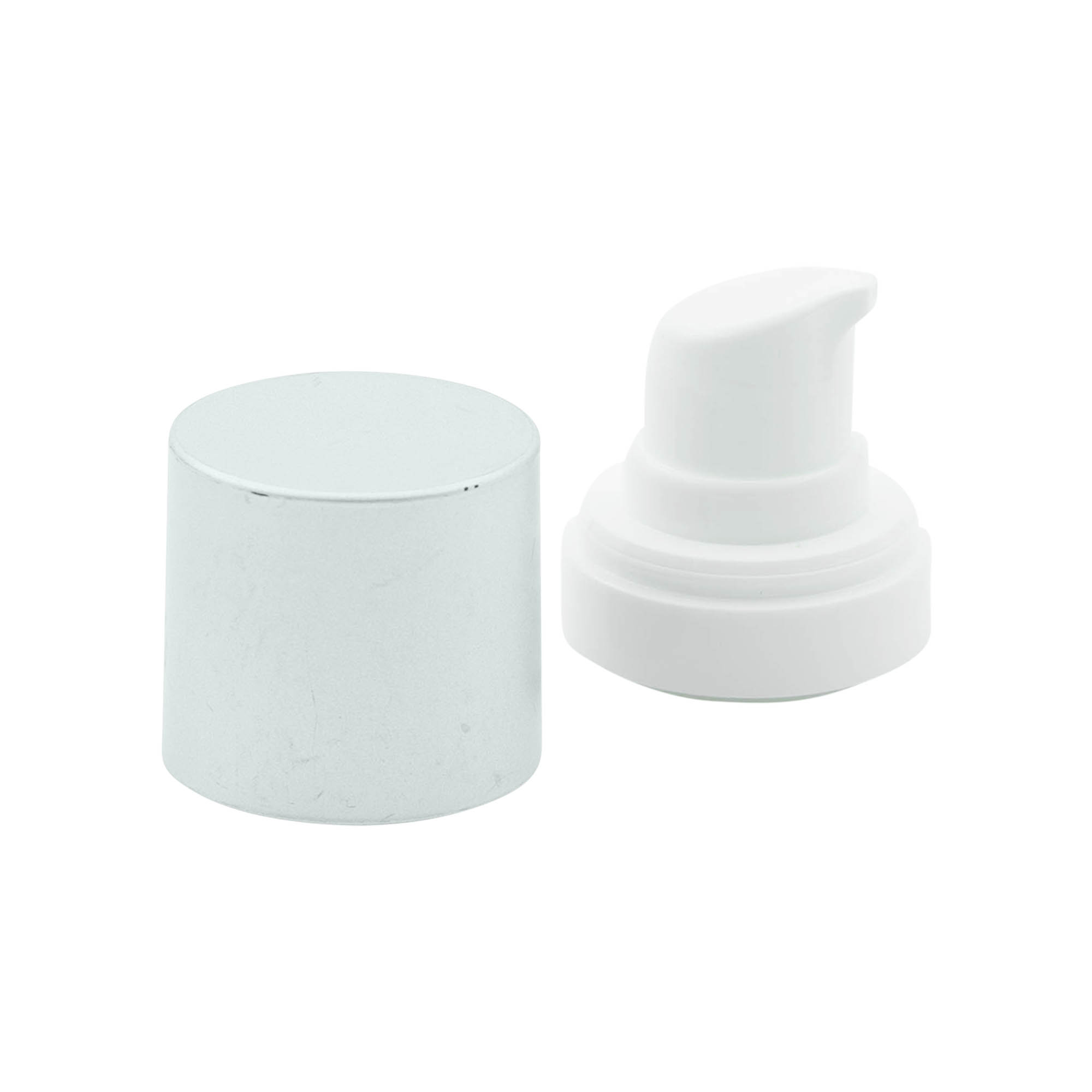 Airless dozator pumpa 'Micro', PP-plastika, srebrna