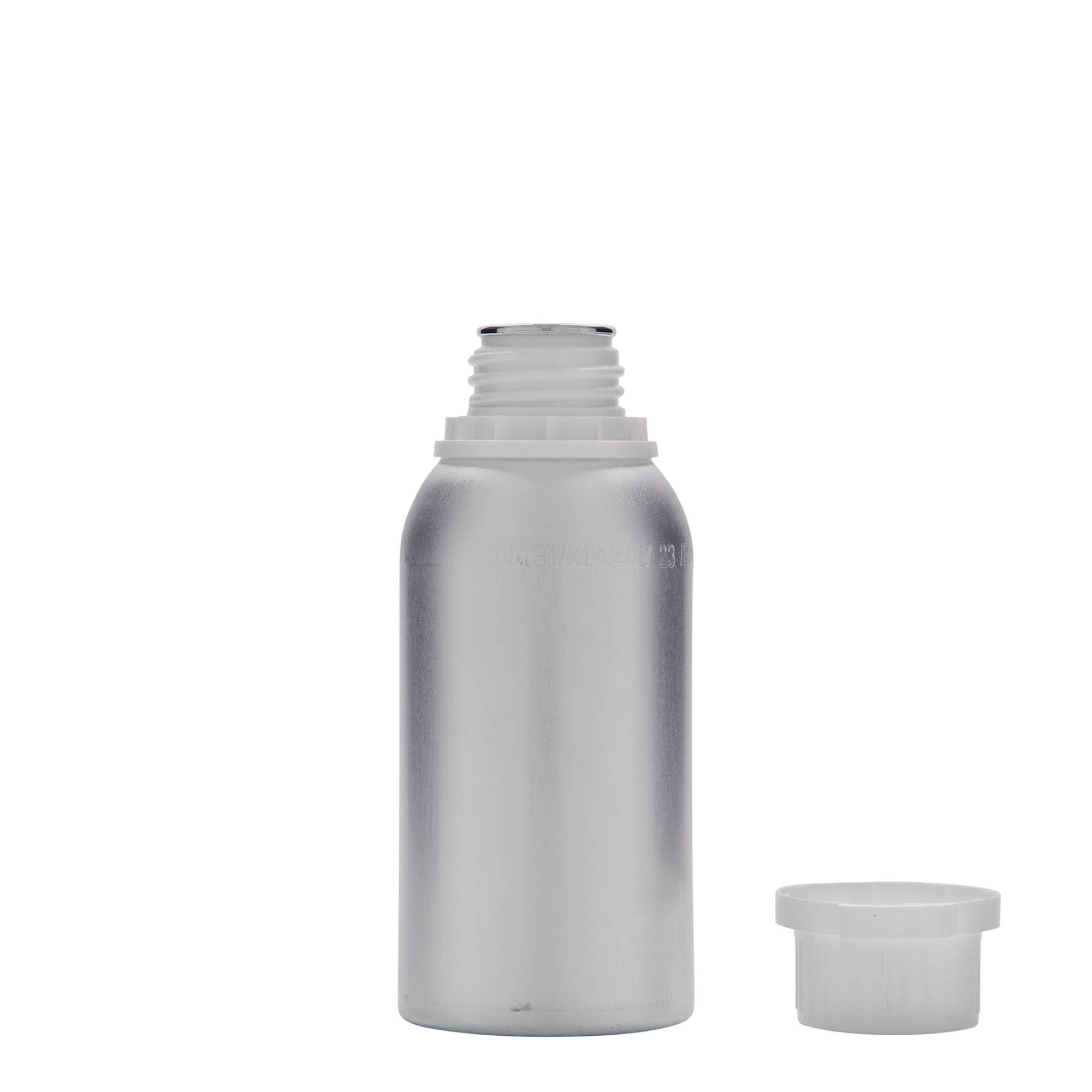 275 ml aluminijumska flaša, metal, srebrna, grlo: DIN 32