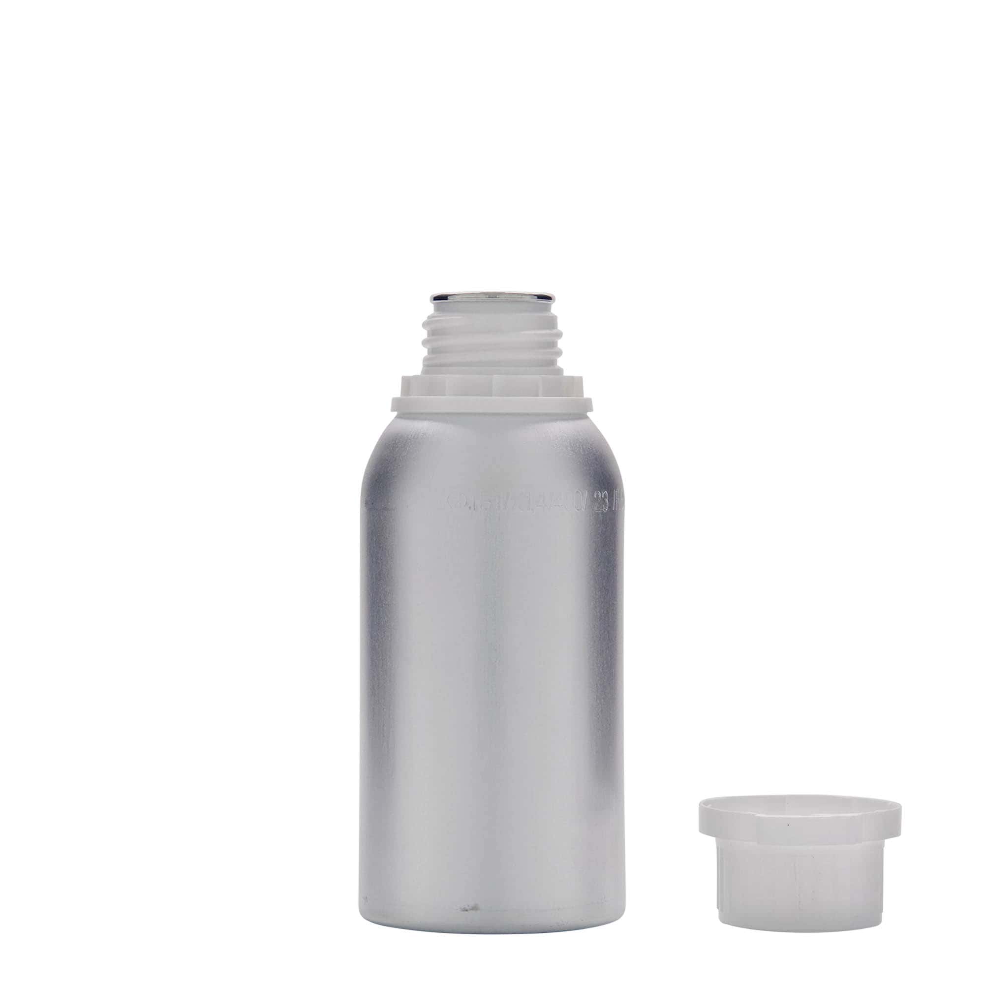 275 ml aluminijumska flaša, metal, srebrna, grlo: DIN 32