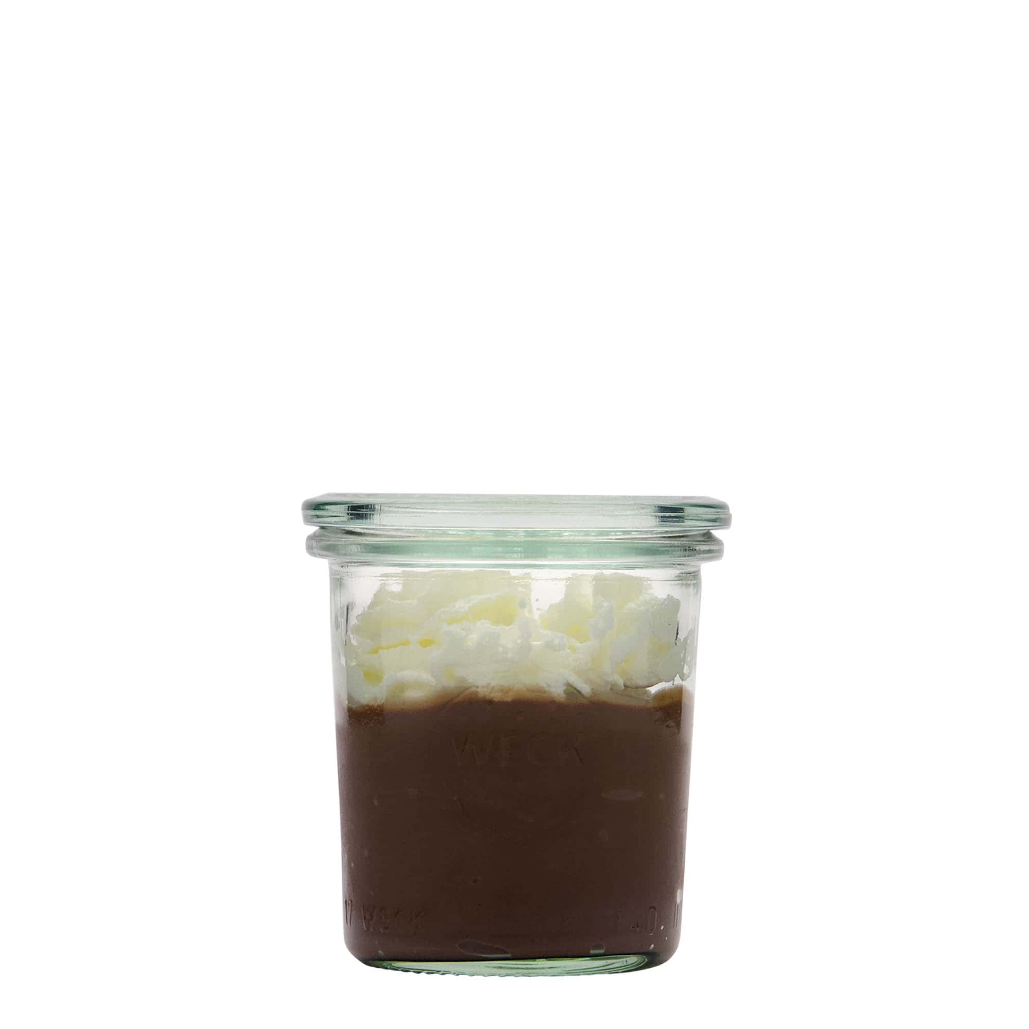 140 ml WECK-staklena tegla, otvor: okrugli rub