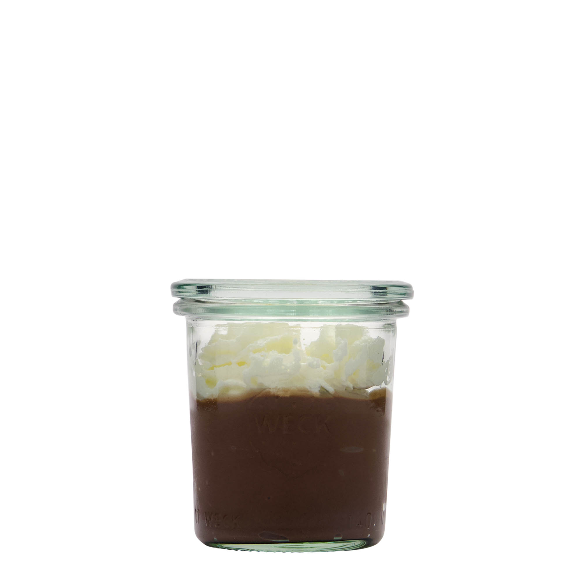 140 ml WECK-staklena tegla, otvor: okrugli rub