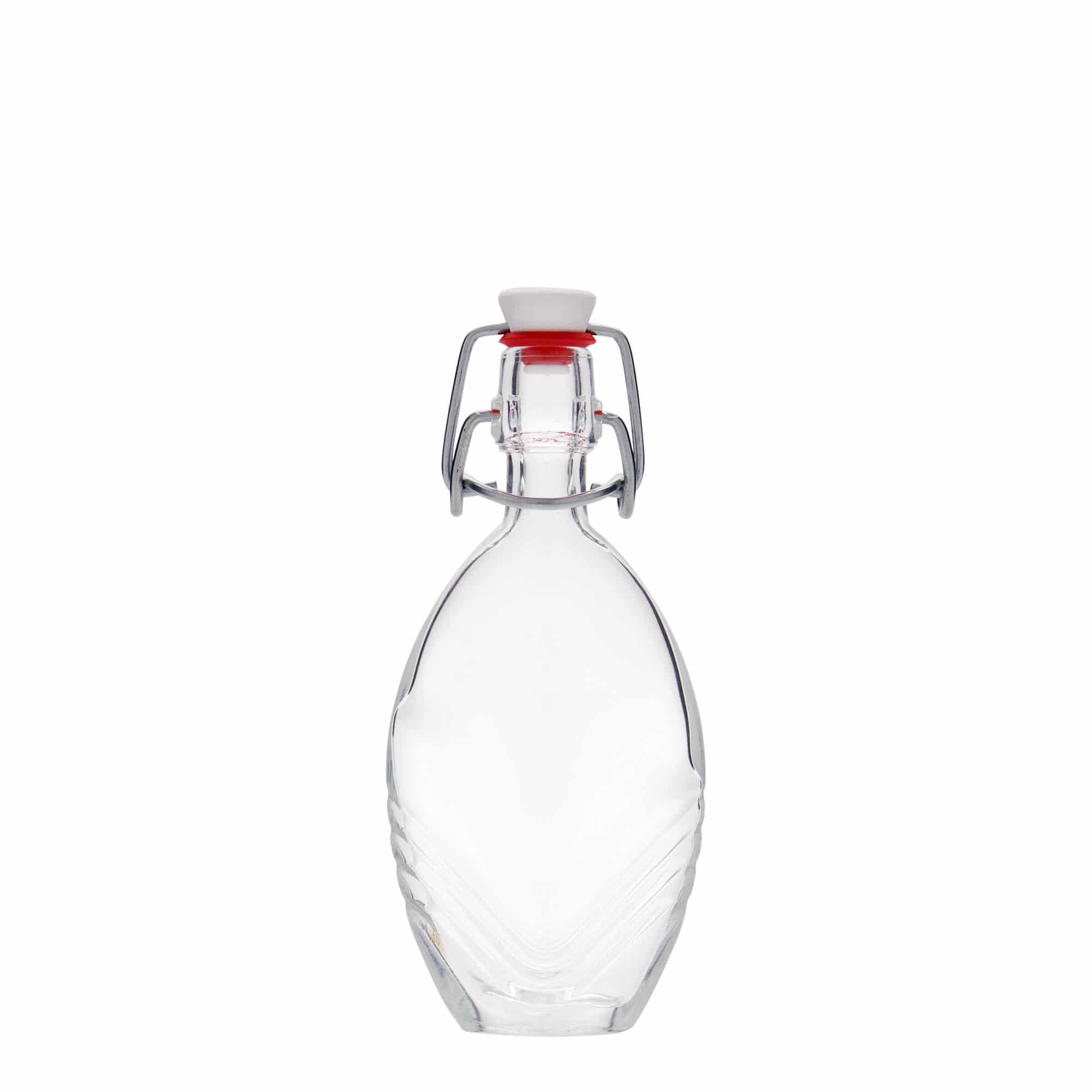 40 ml staklena boca 'Florence', ovalna, otvor: zatvarač sa kopčom 40 ml staklena boca 'Florence', ovalna, otvor: zatvarač sa kopčom
