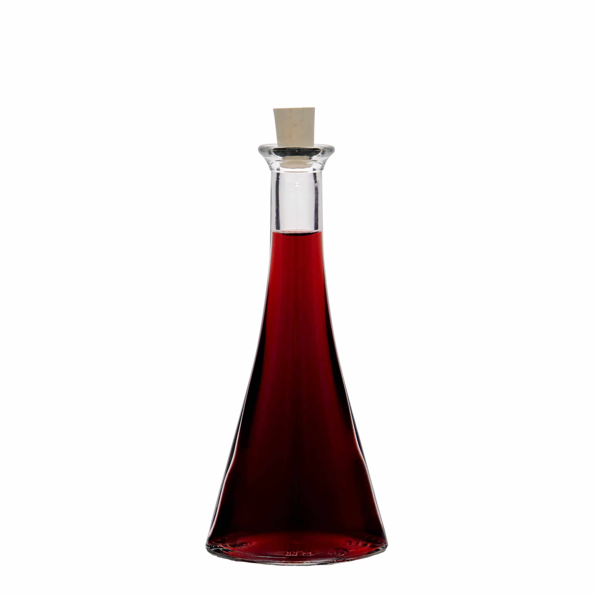 Staklena boca od 100 ml 'Veronica', poluokrugla, otvor: Plutani čep