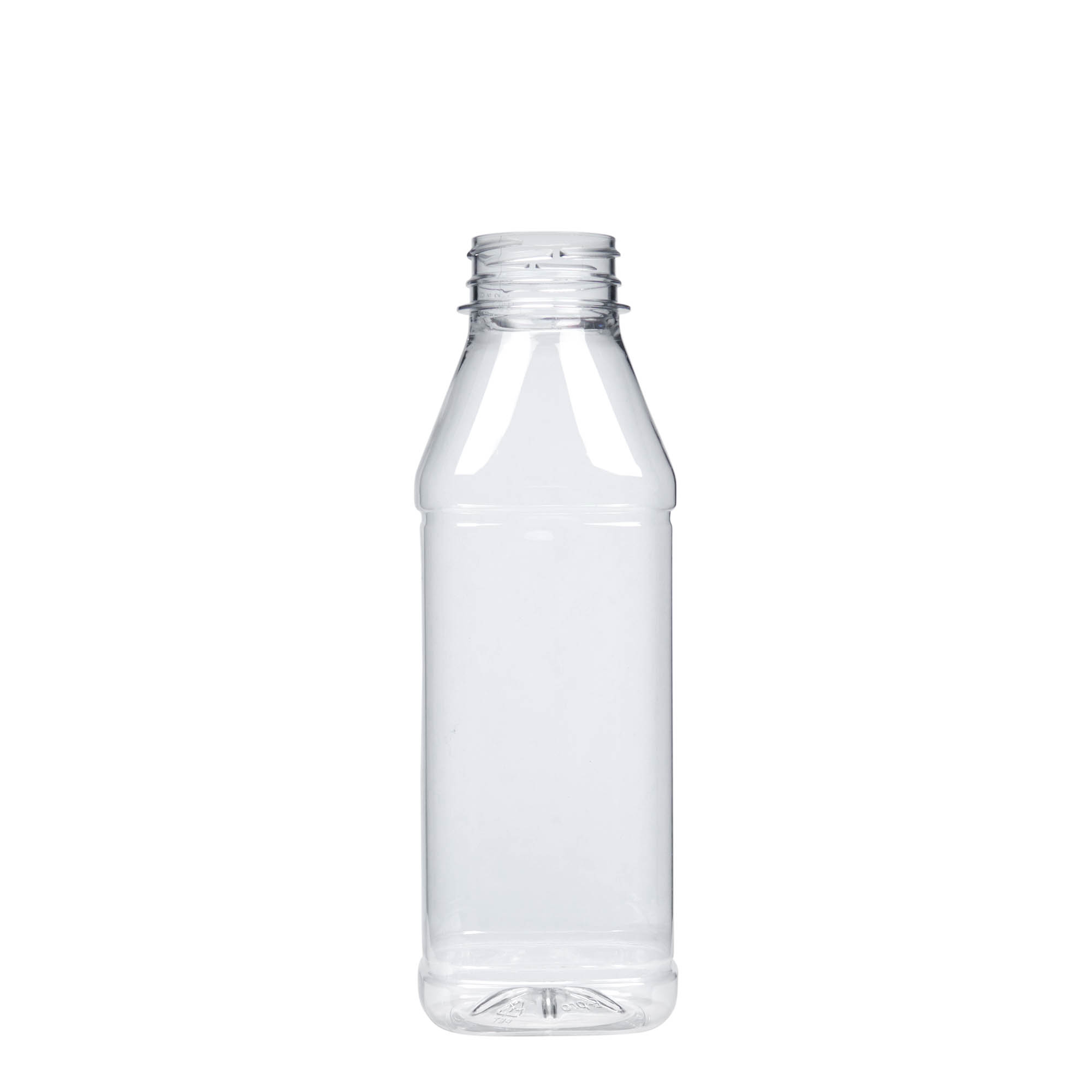 500 ml PET-flaša 'Milk and Juice Carré', kvadratna, plastika, grlo: 38 mm 500 ml PET-flaša 'Milk and Juice Carré', kvadratna, plastika, grlo: 38 mm