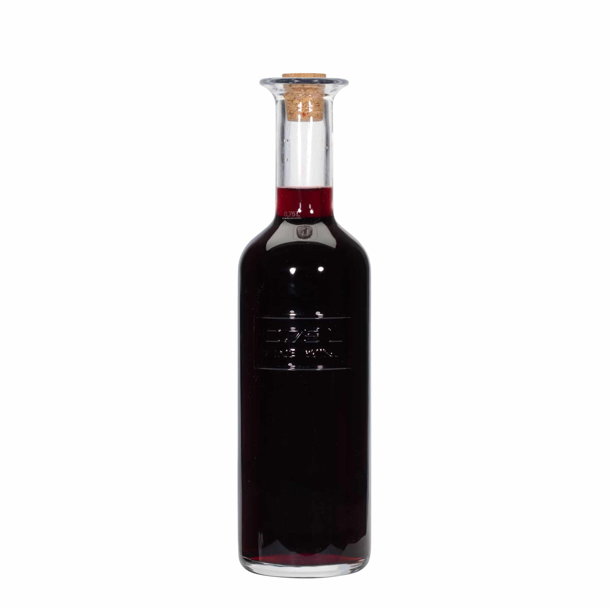 Staklena boca od 750 ml 'Optima Fine Wine', otvor: Plutani čep