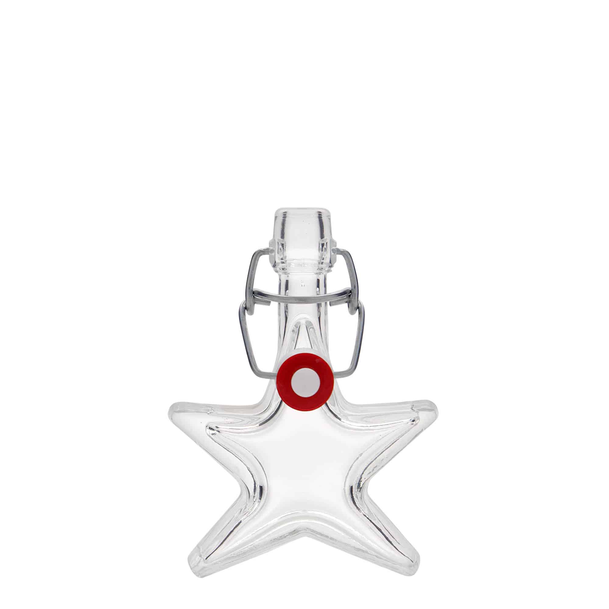 40 ml staklena flaša 'Zvezda', grlo: zatvarač sa kopčom