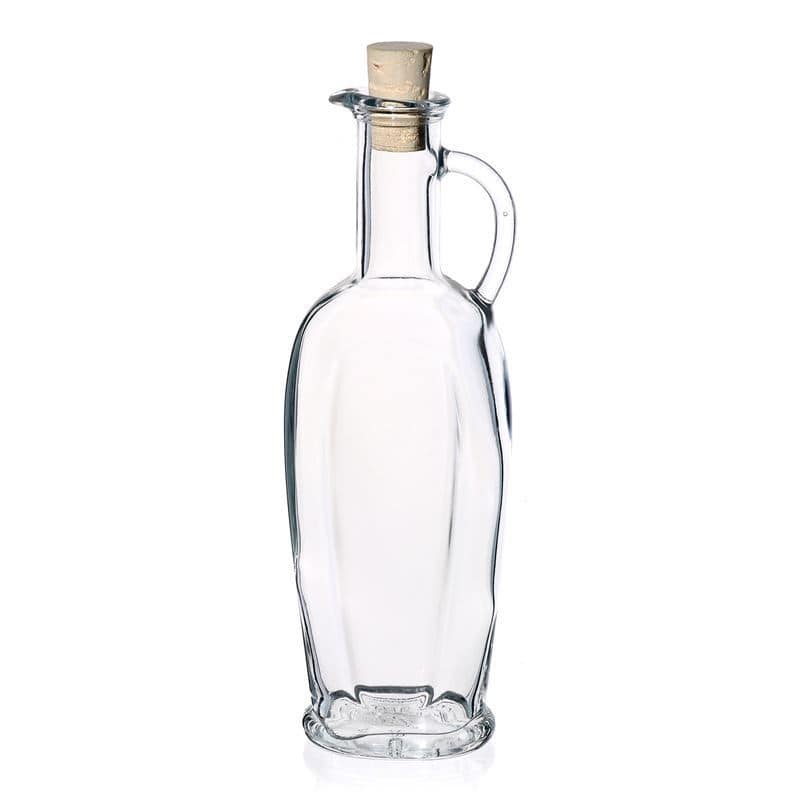Staklena boca od 250 ml 'Eleganta', ovalna, otvor: Plutani čep Staklena boca od 250 ml 'Eleganta', ovalna, otvor: Plutani čep