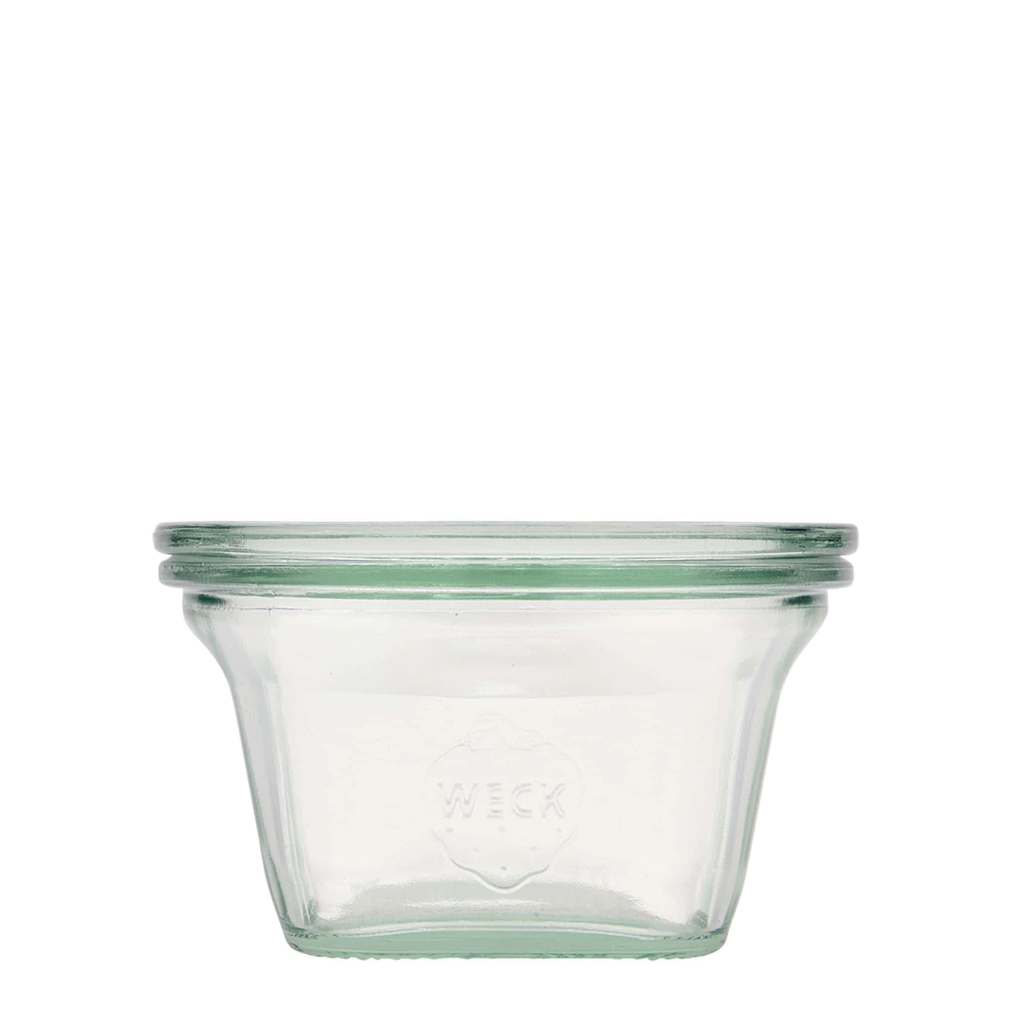 290 ml WECK-Quadroglas, kvadratno, otvor: okrugli rub