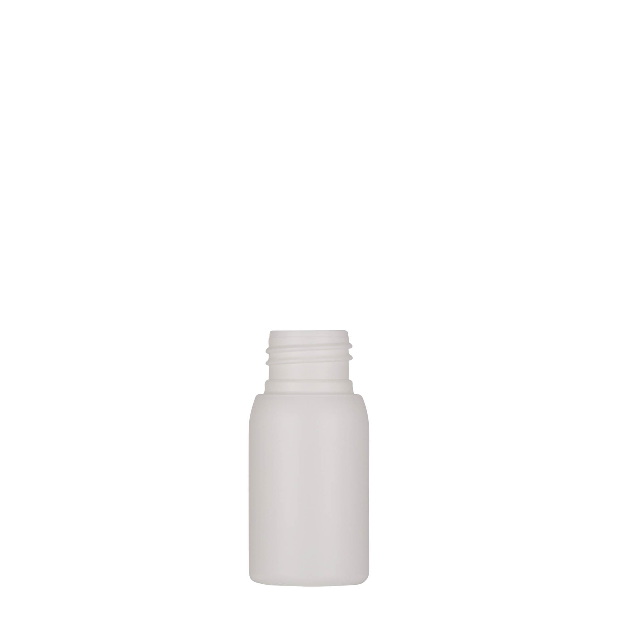 30 ml plastična bočica 'Tuffy', HDPE, bela, grlo: 24/410 30 ml plastična bočica 'Tuffy', HDPE, bela, grlo: 24/410
