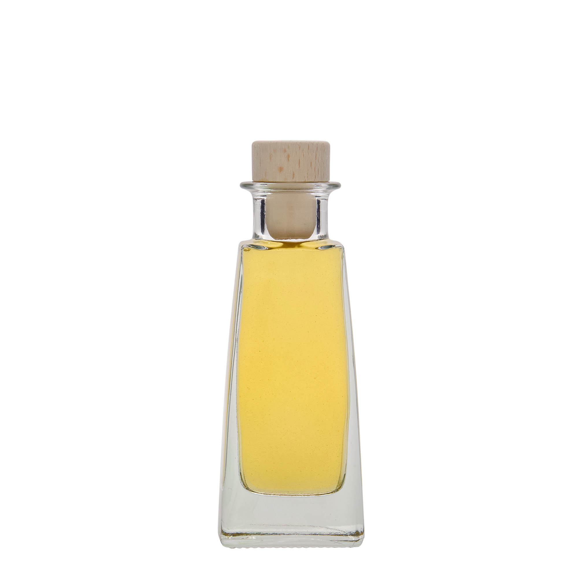 100 ml staklena flaša 'Timmy', pravougaona, otvor: plutani čep 100 ml staklena flaša 'Timmy', pravougaona, otvor: plutani čep