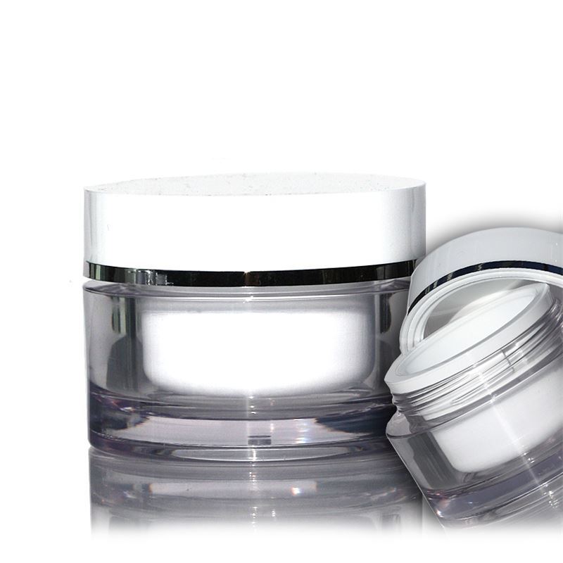 30 ml teglu, SAN-plastika, bela, otvor: navojni zatvarač 30 ml teglu, SAN-plastika, bela, otvor: navojni zatvarač