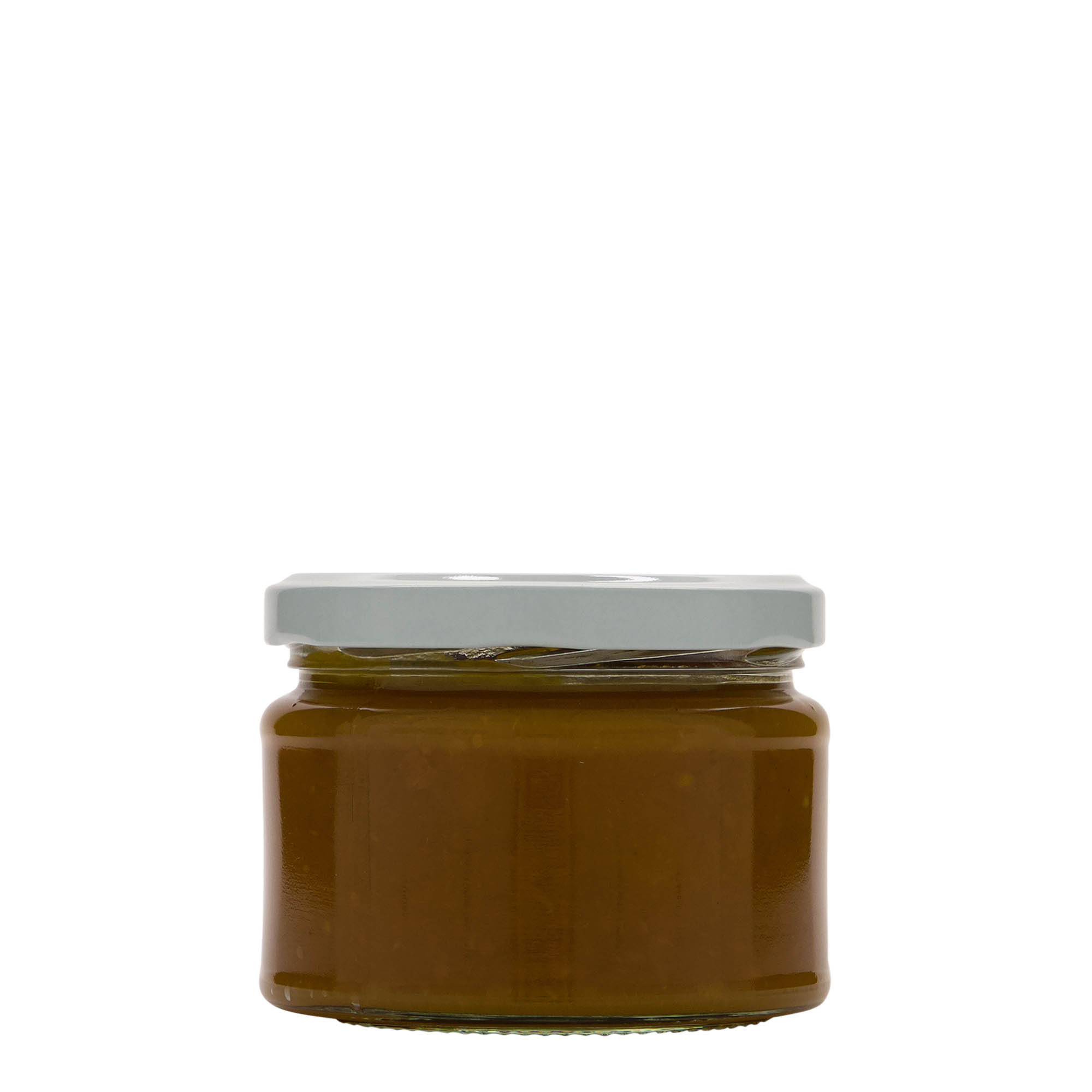 280 ml pljosnato okruglo staklo, otvor: Twist-Off (TO 82) 280 ml pljosnato okruglo staklo, otvor: Twist-Off (TO 82)