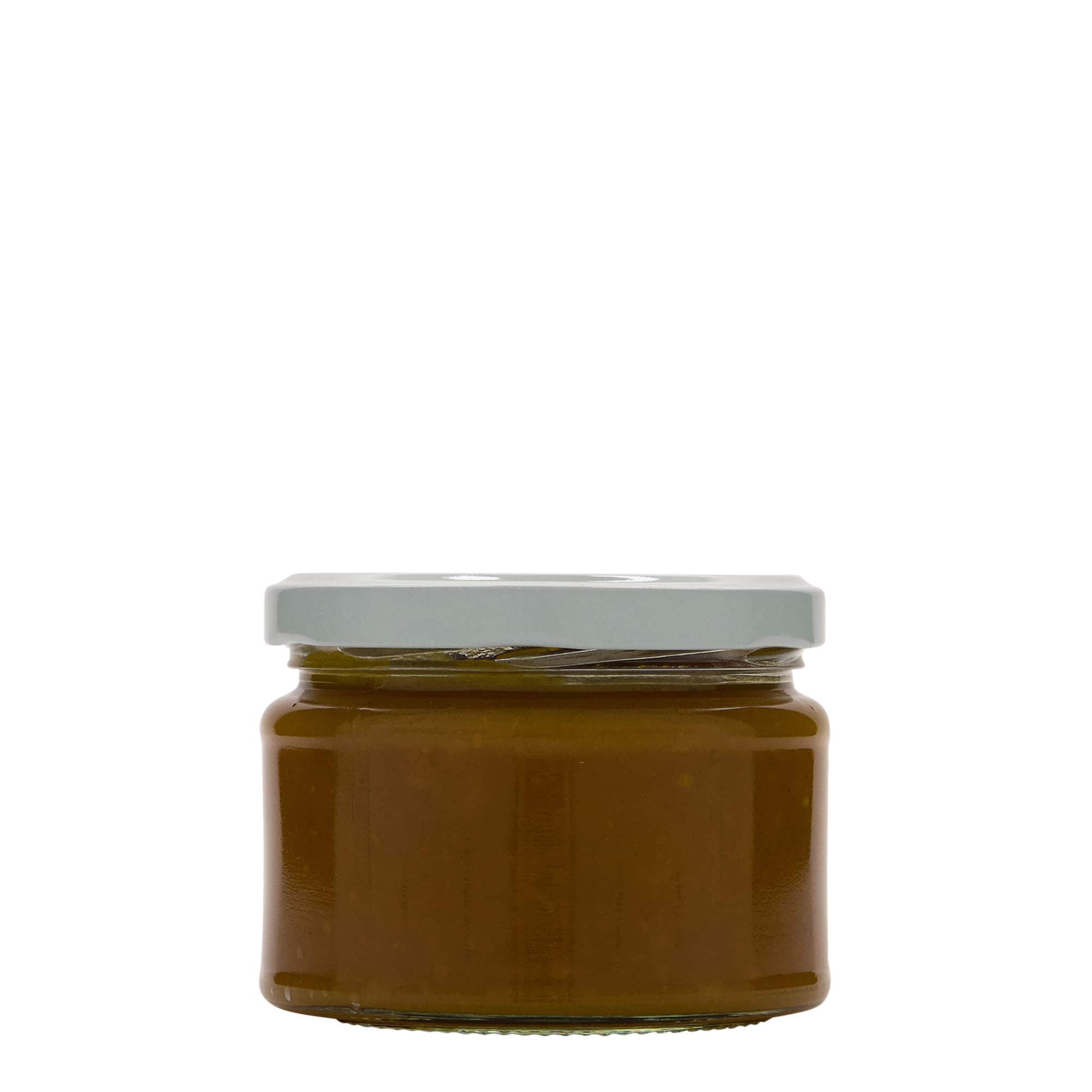 280 ml pljosnato okruglo staklo, otvor: Twist-Off (TO 82)