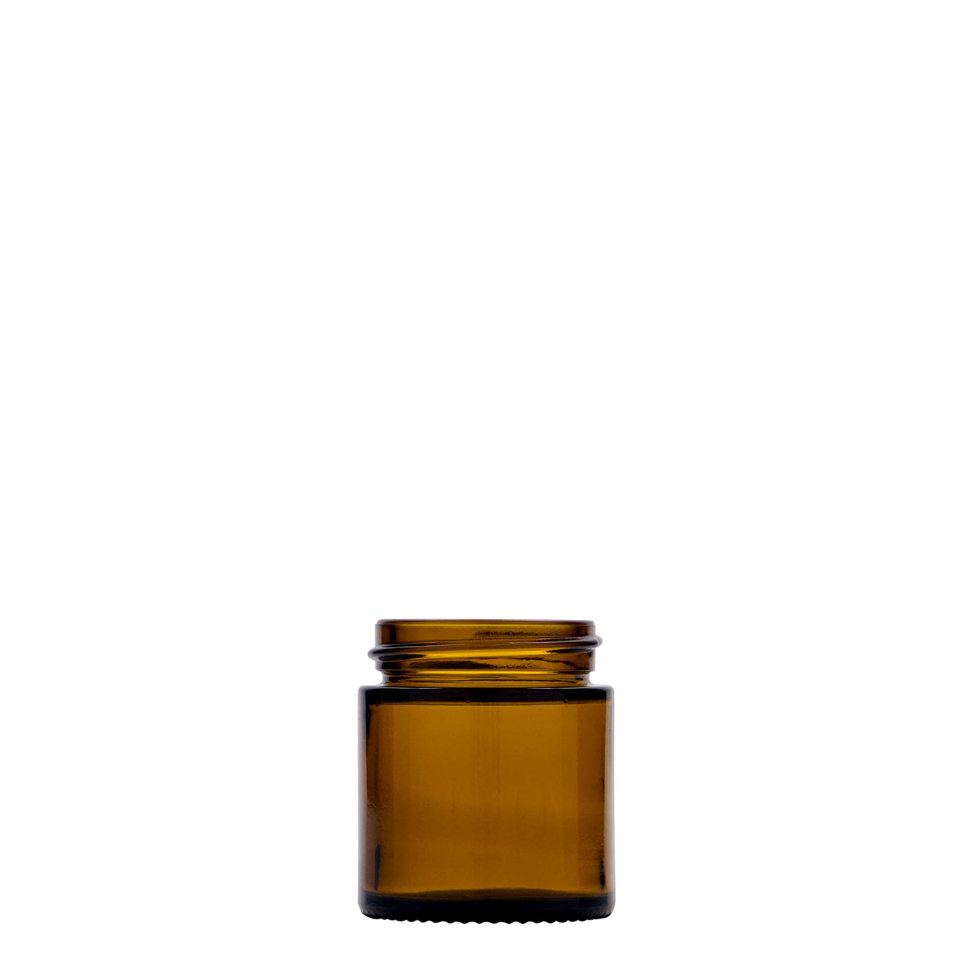 30 ml teglu 'Brown Line', staklo, braon, otvor: navojni zatvarač