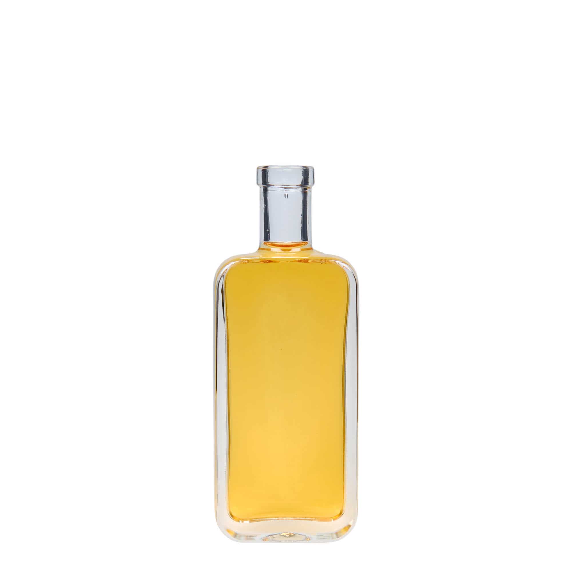 Staklena boca od 100 ml 'Nice', pravougaona, otvor: Plutani čep Staklena boca od 100 ml 'Nice', pravougaona, otvor: Plutani čep