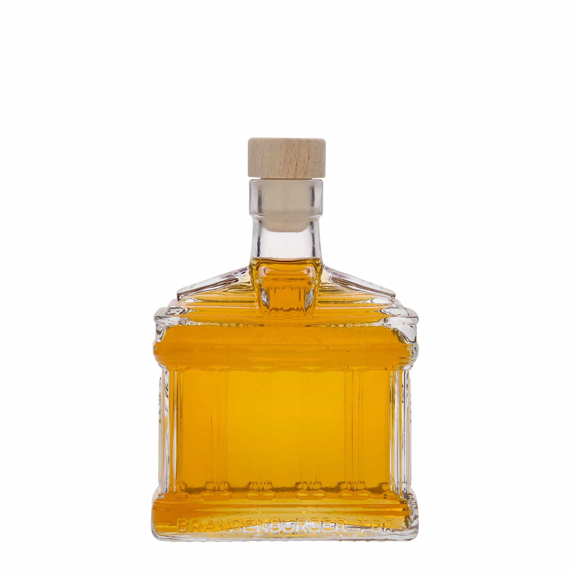 200 ml staklena flaša 'Brandenburška kapija', otvor: čep