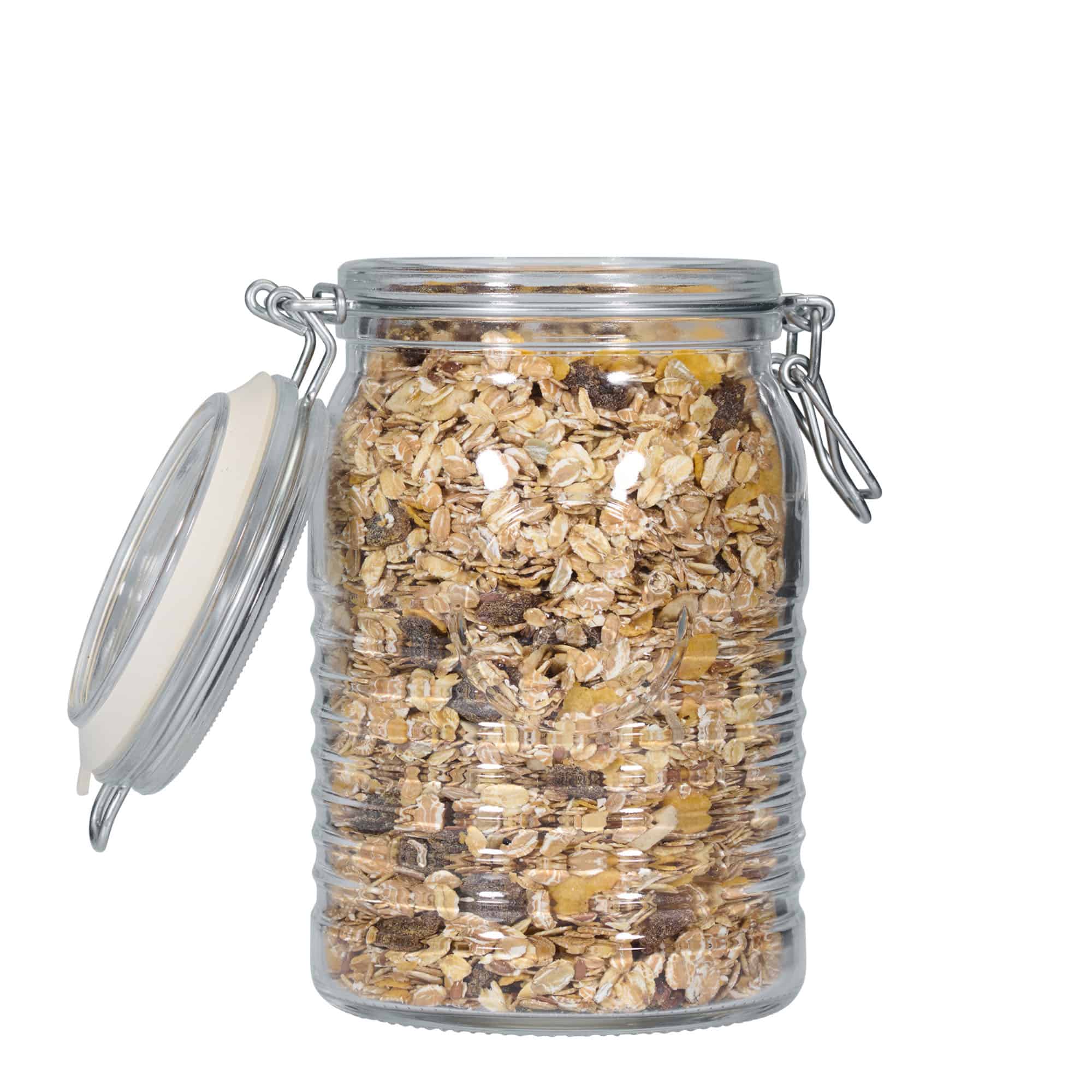 1.000 ml staklena tegla sa žičanim poklopcem 'Officina 1825', otvor: žičani zatvarač 1.000 ml staklena tegla sa žičanim poklopcem 'Officina 1825', otvor: žičani zatvarač